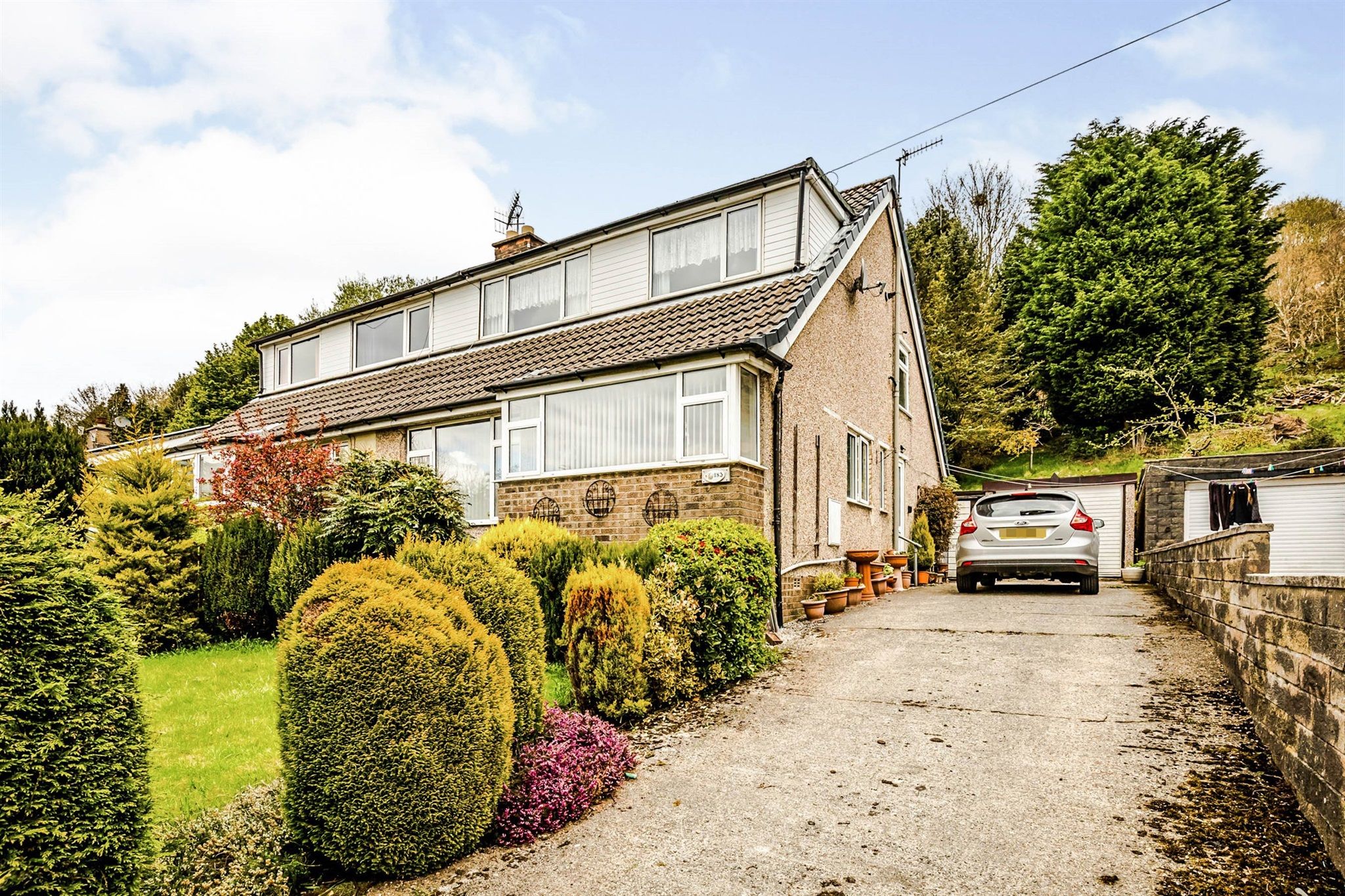 2 bed semidetached house for sale in Crag Lane, Wheatley, Halifax HX2