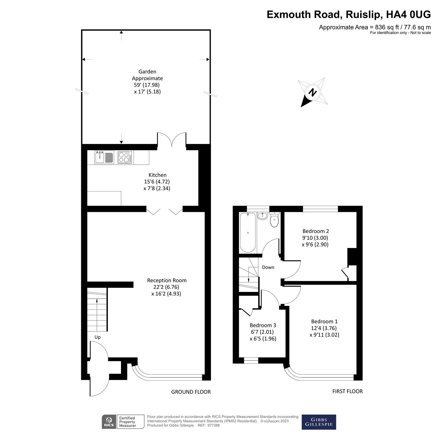 3 bed terraced house for sale in Exmouth Road, Ruislip, Middlesex HA4