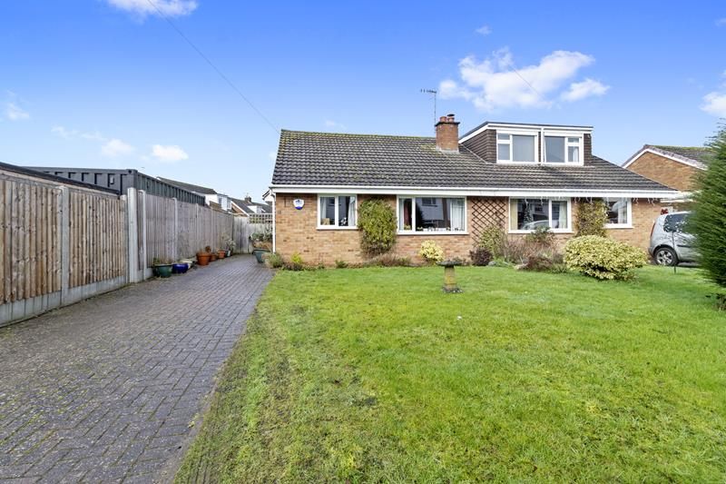 2 bed semidetached bungalow for sale in Meadow Close, Kempsey, Worcester, Worcestershire WR5