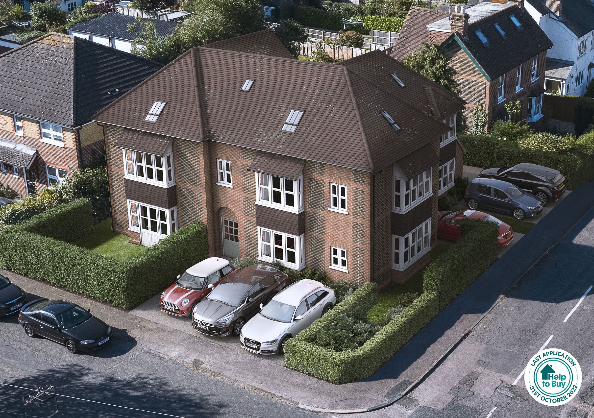 New home, 1 bed flat for sale in Trophy House, North Road, Reigate RH2