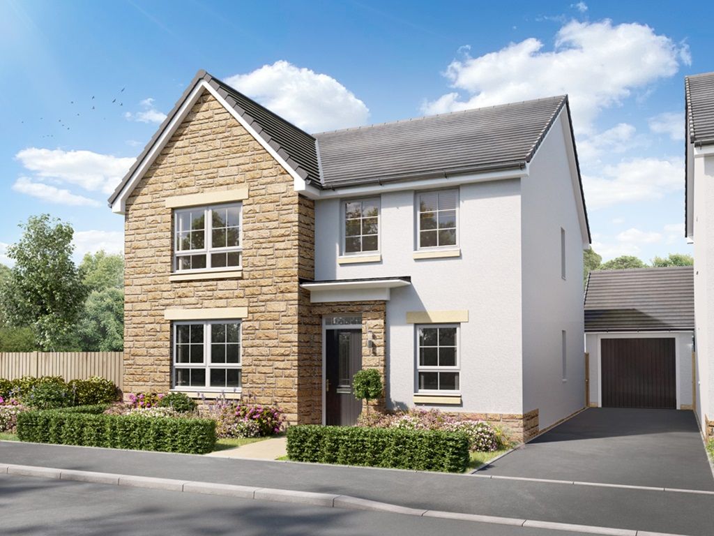 New home, 4 bed detached house for sale in "Ballater" at Morris Drive, Newhouse, Motherwell ML1