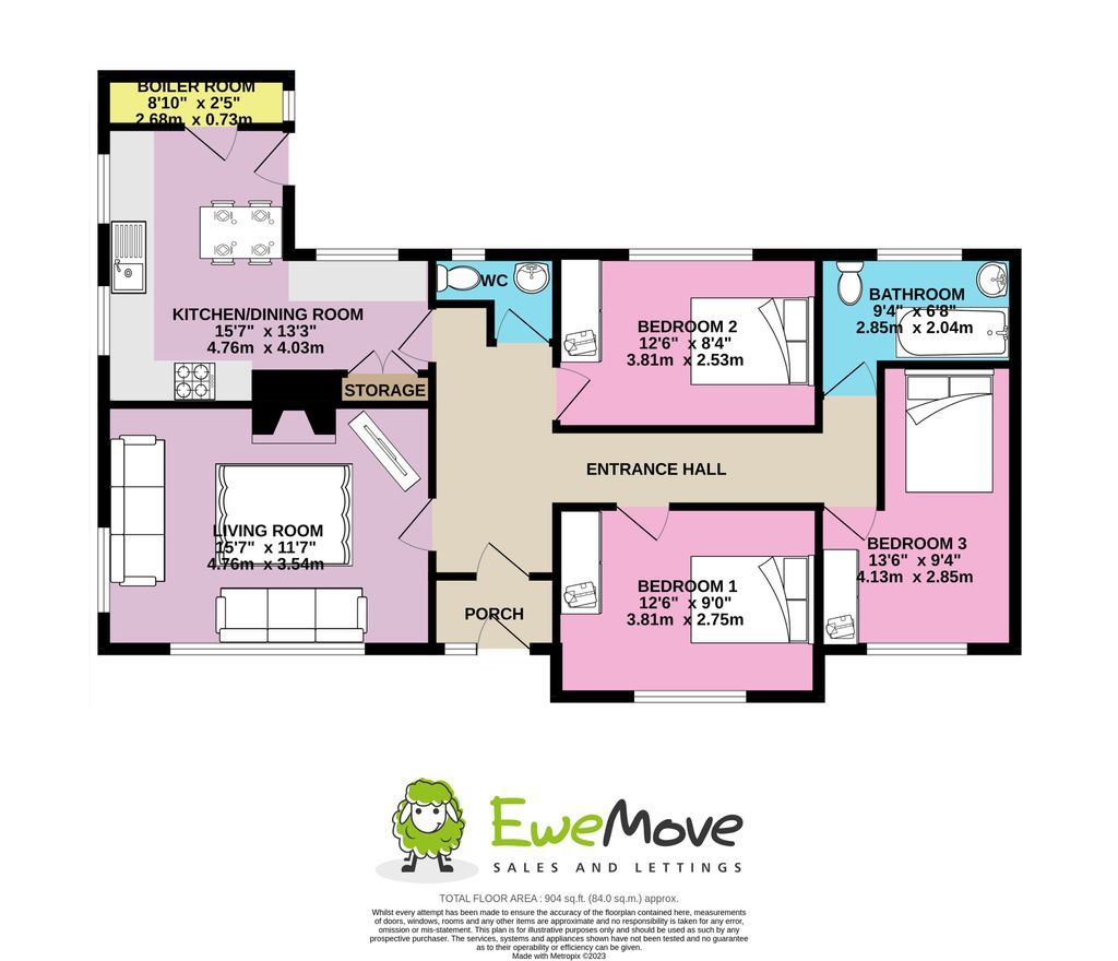 3 bed detached bungalow for sale in Priors Hill, Wroughton, Swindon SN4