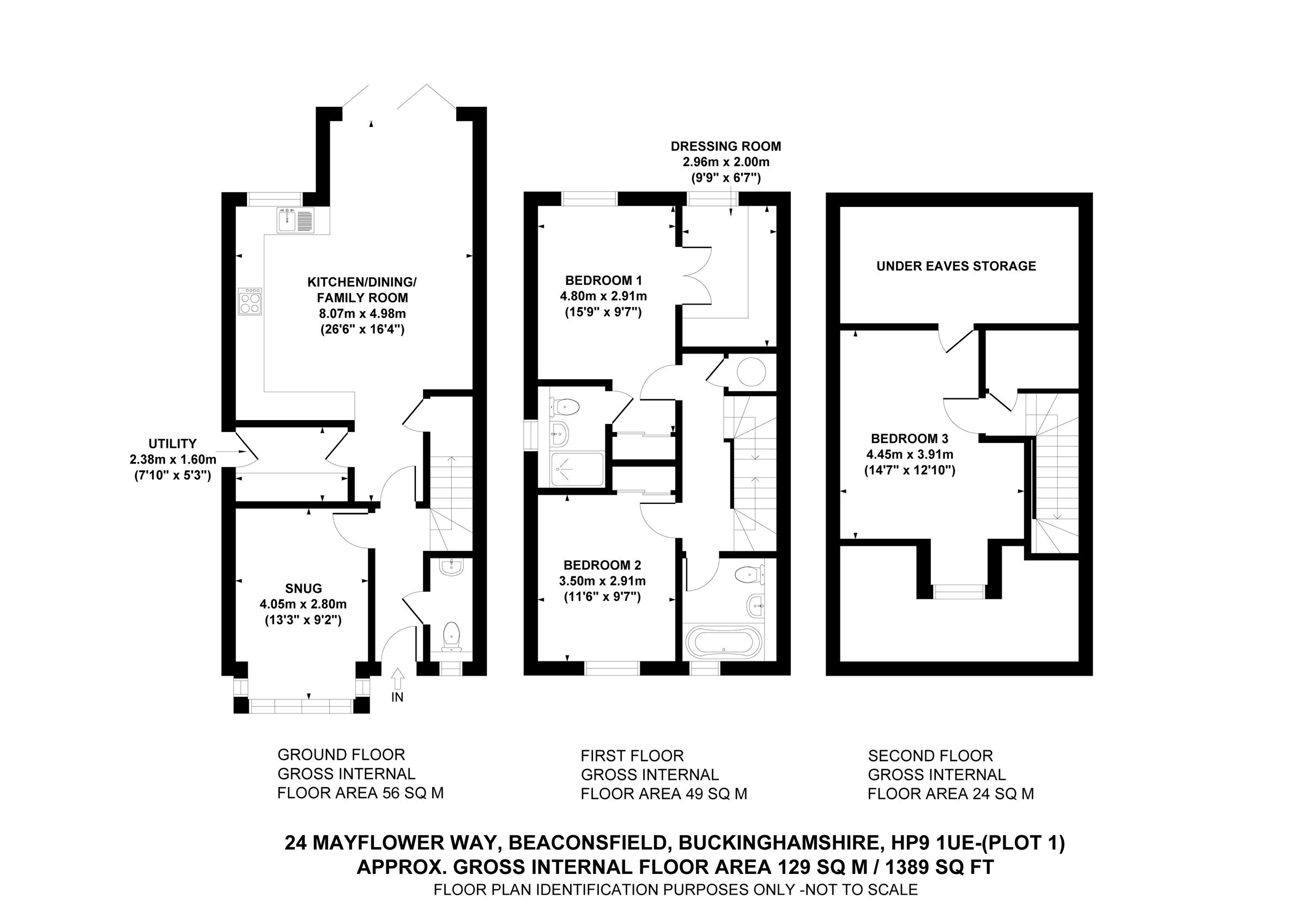 New home, 3 bed semidetached house for sale in Mayflower Way