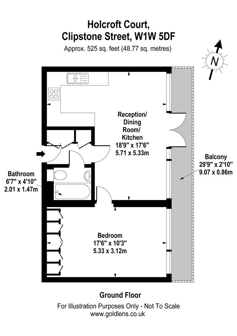 1 bed flat to rent in Clipstone Street, Fitzrovia W1W Zoopla