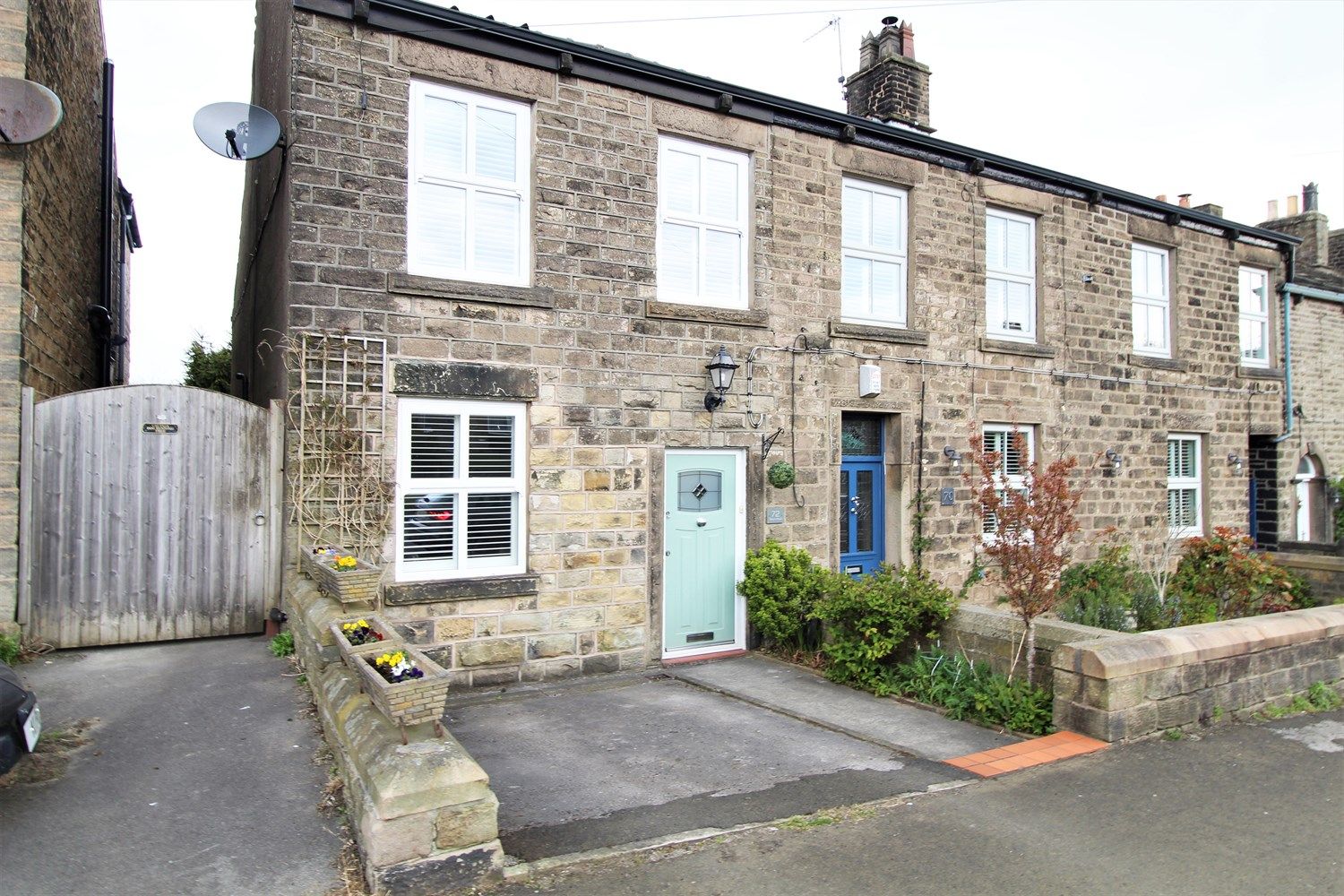 3 bed terraced house for sale in Marple Road, Charlesworth, Glossop