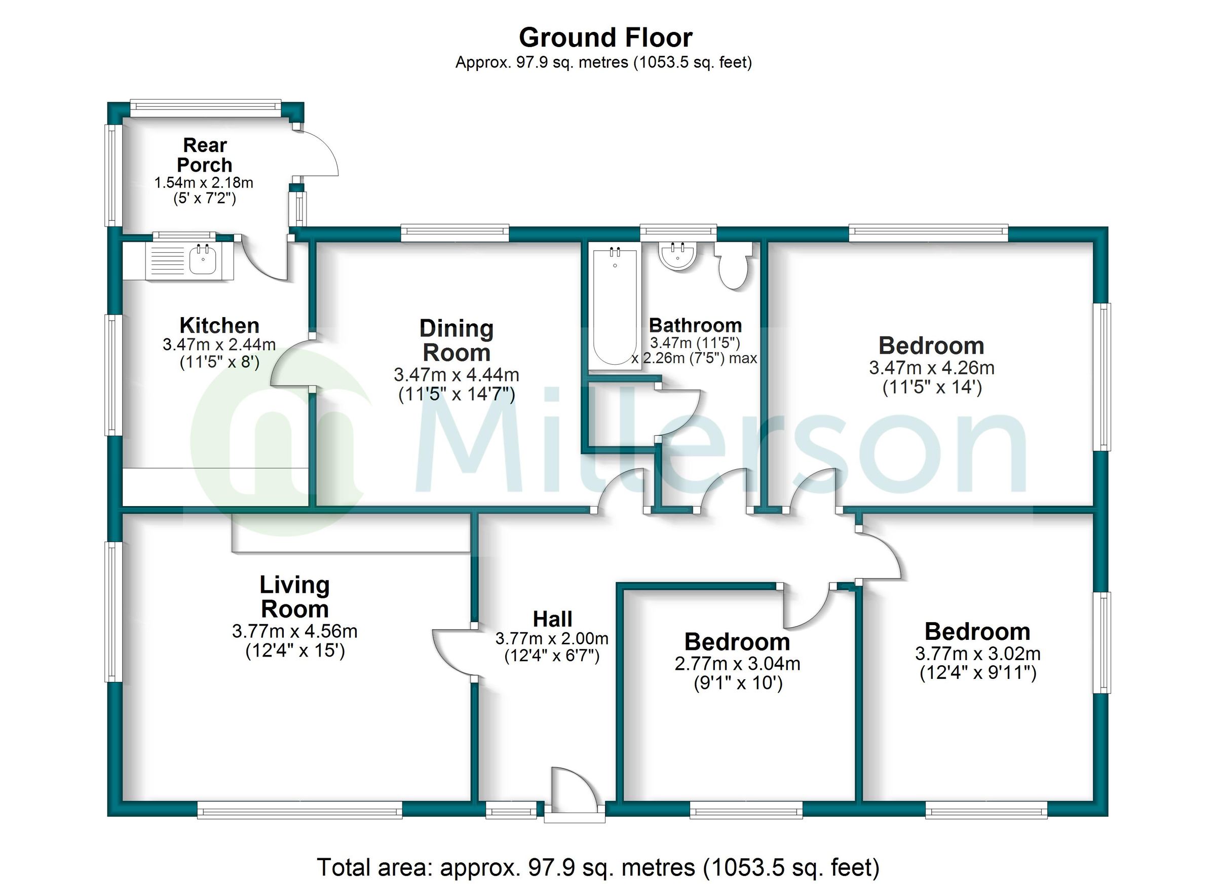3 bed detached bungalow for sale in Upton Towans, Upton Towans, Hayle