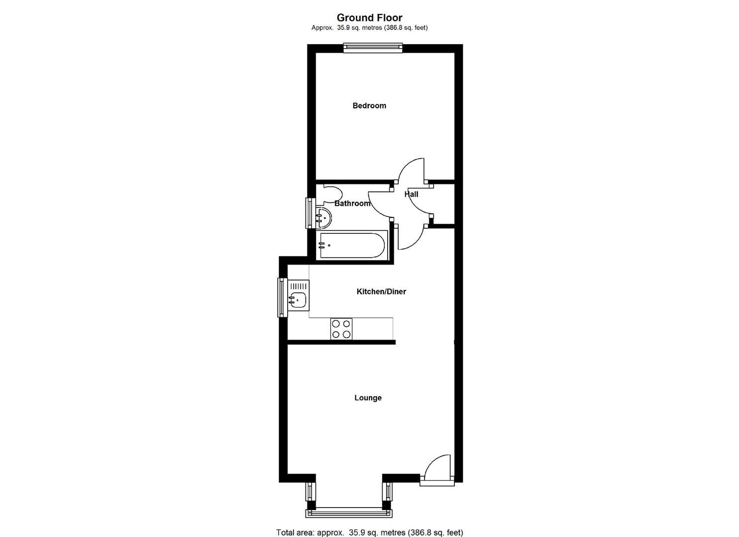 1 bed to rent in Eelbrook Avenue, Bradwell Common, Milton