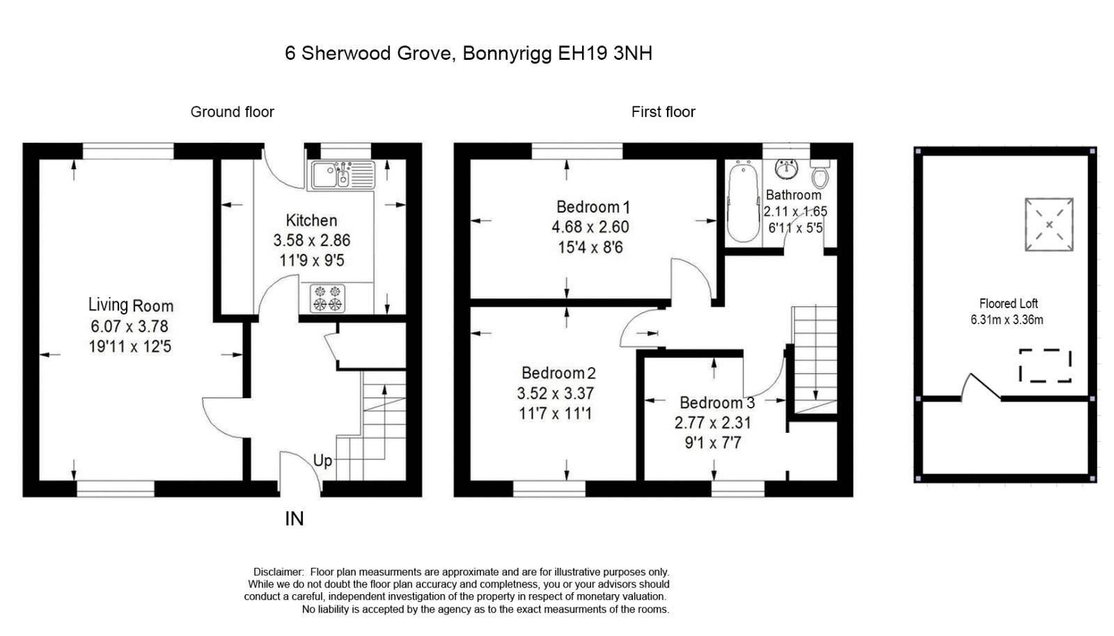 3 bed terraced house for sale in Sherwood Grove, Bonnyrigg EH19 Zoopla