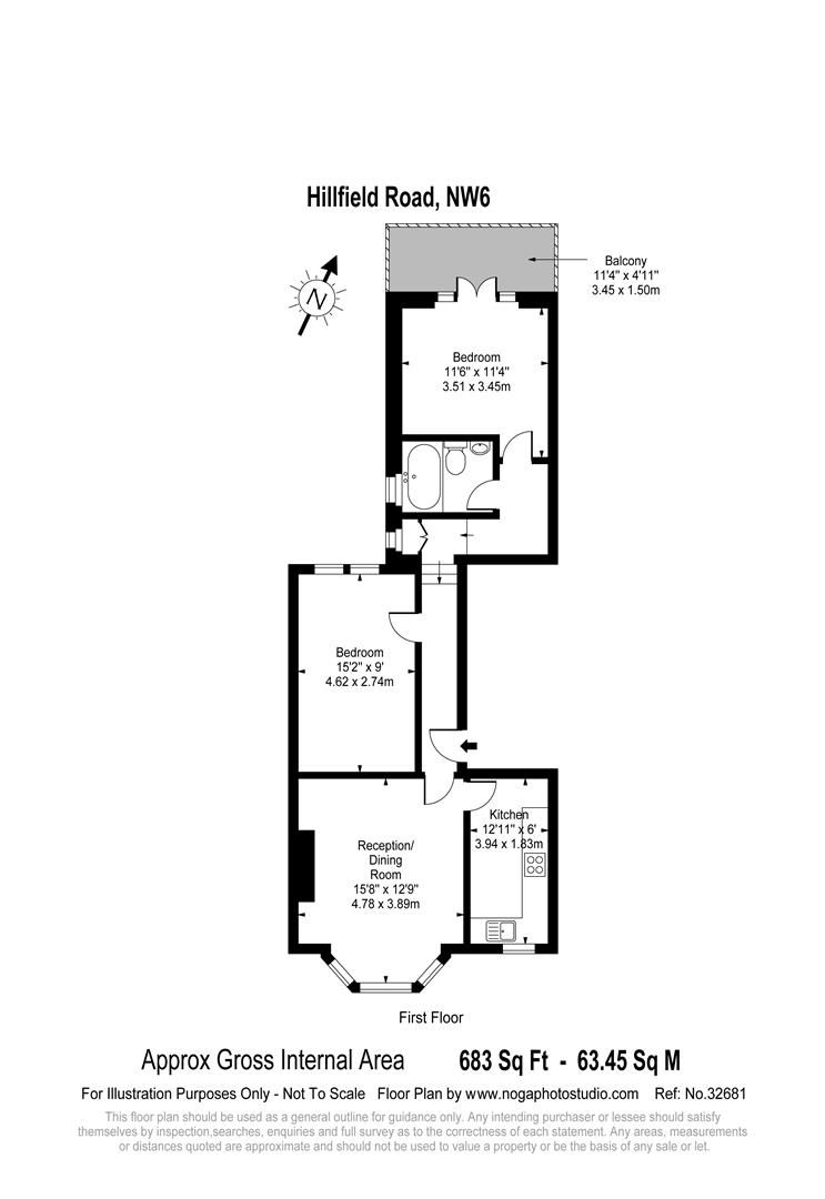 2 bed flat for sale in Hillfield Road, West Hampstead, London NW6 Zoopla