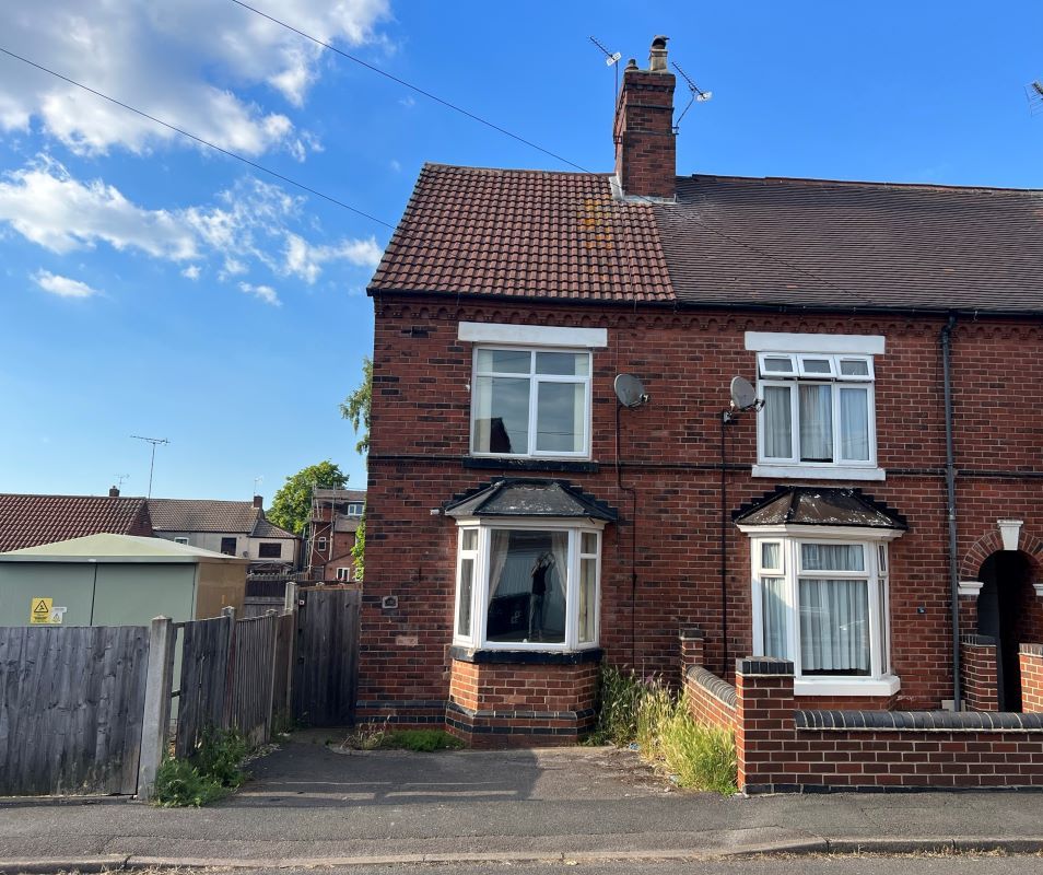3 bed terraced house for sale in 38 Oxford Street, Church Gresley, Swadlincote, Derbyshire DE11