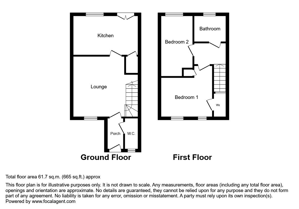2 bed terraced house for sale in Kings Park, Ayr, South Ayrshire KA8