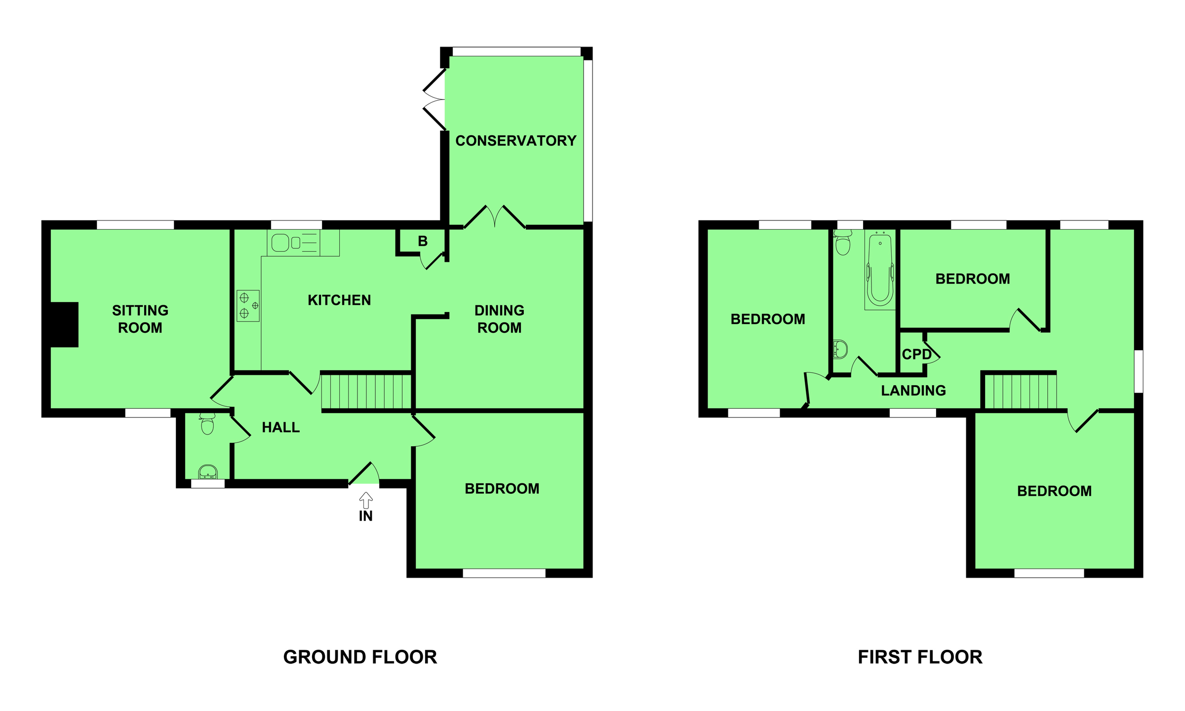 4 bed semidetached house for sale in Low Road, WintertonOnSea, Great
