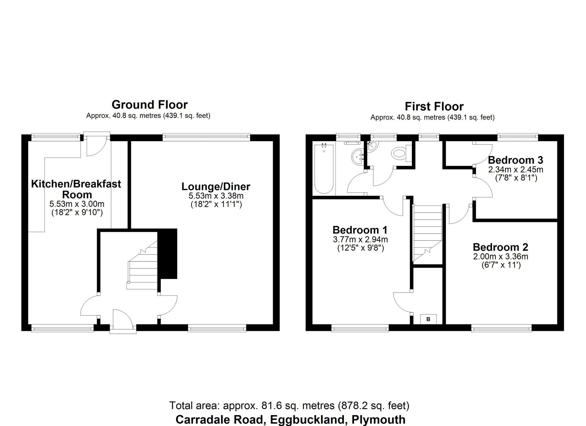 3 bed end terrace house for sale in Carradale Road, Austin Farm