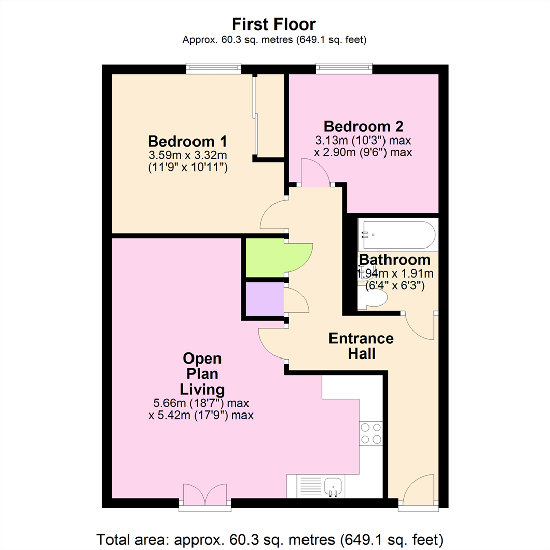 2 bed flat for sale in Edison Way, Arnold, Nottingham NG5 Zoopla