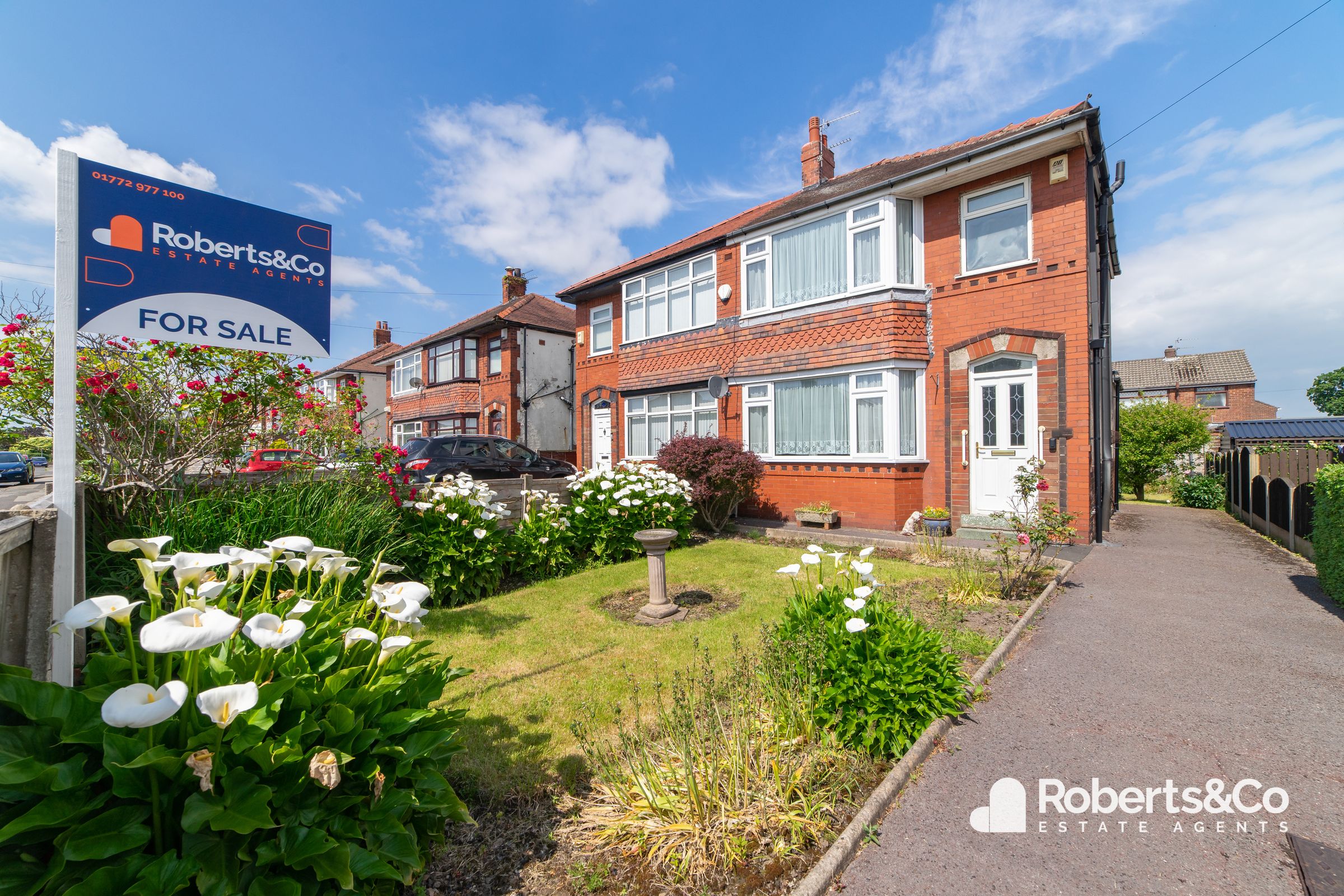 3 bed semidetached house for sale in Leyland Road, Penwortham, Preston
