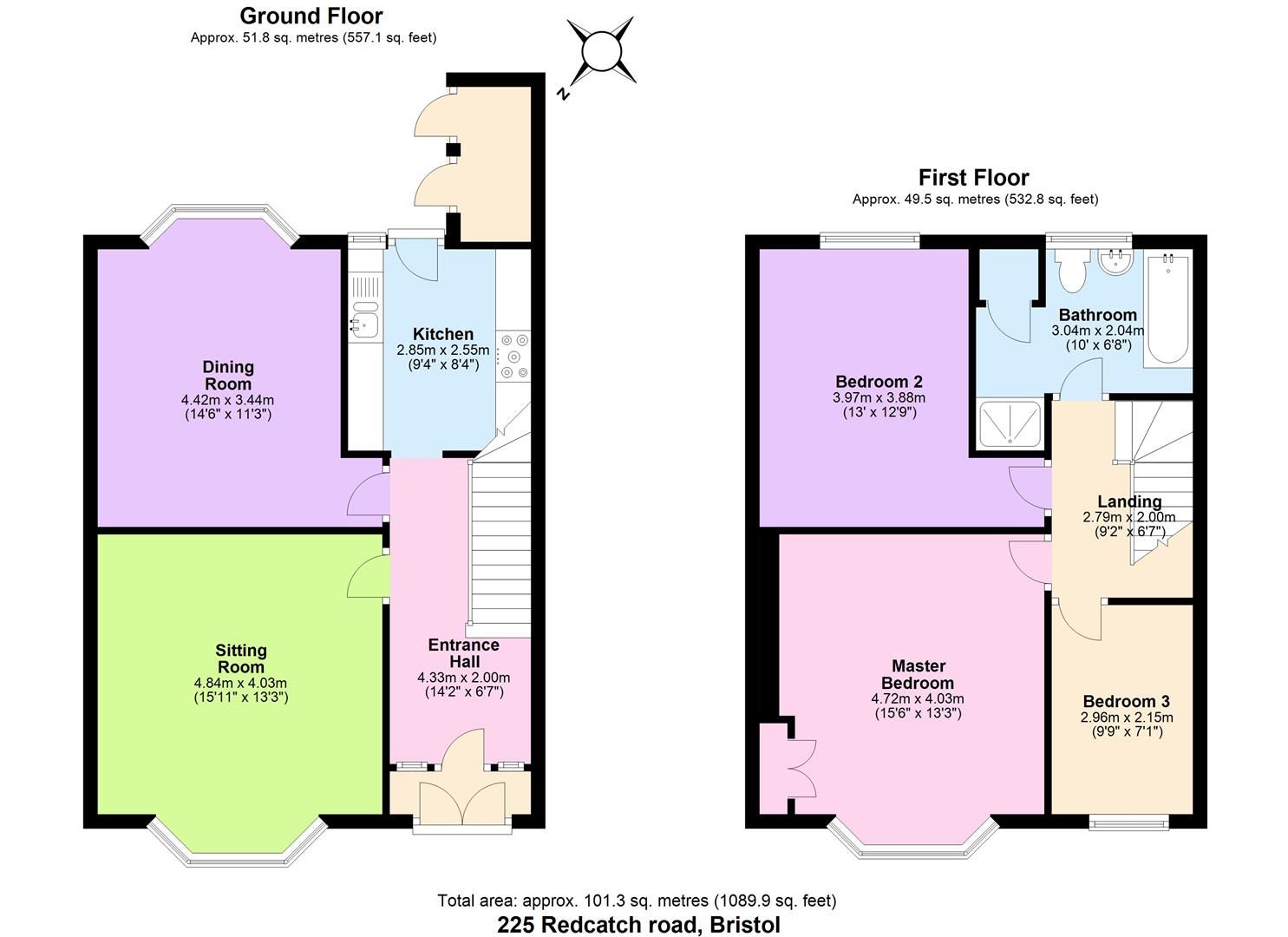 3 bed terraced house for sale in Redcatch Road, Knowle, Bristol BS4