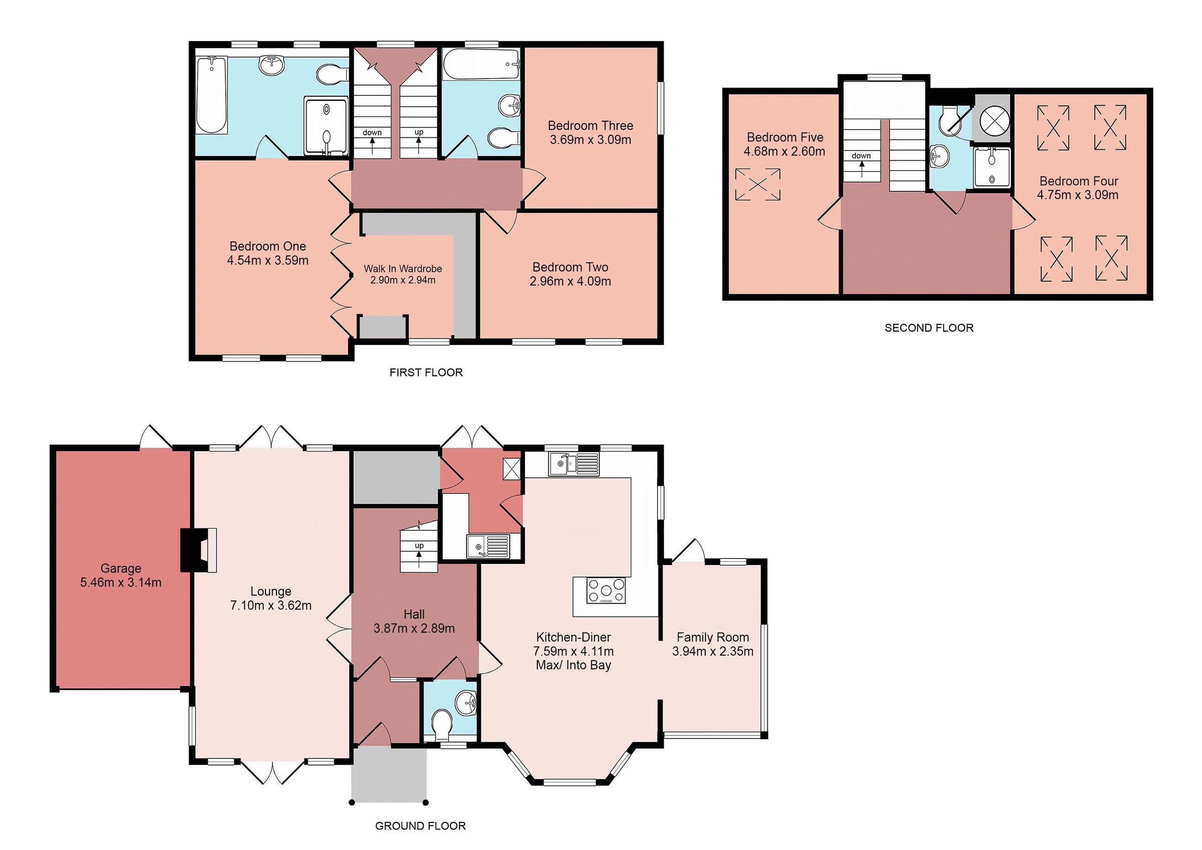 5 bed detached house for sale in Ringwood Road, Totton, Southampton