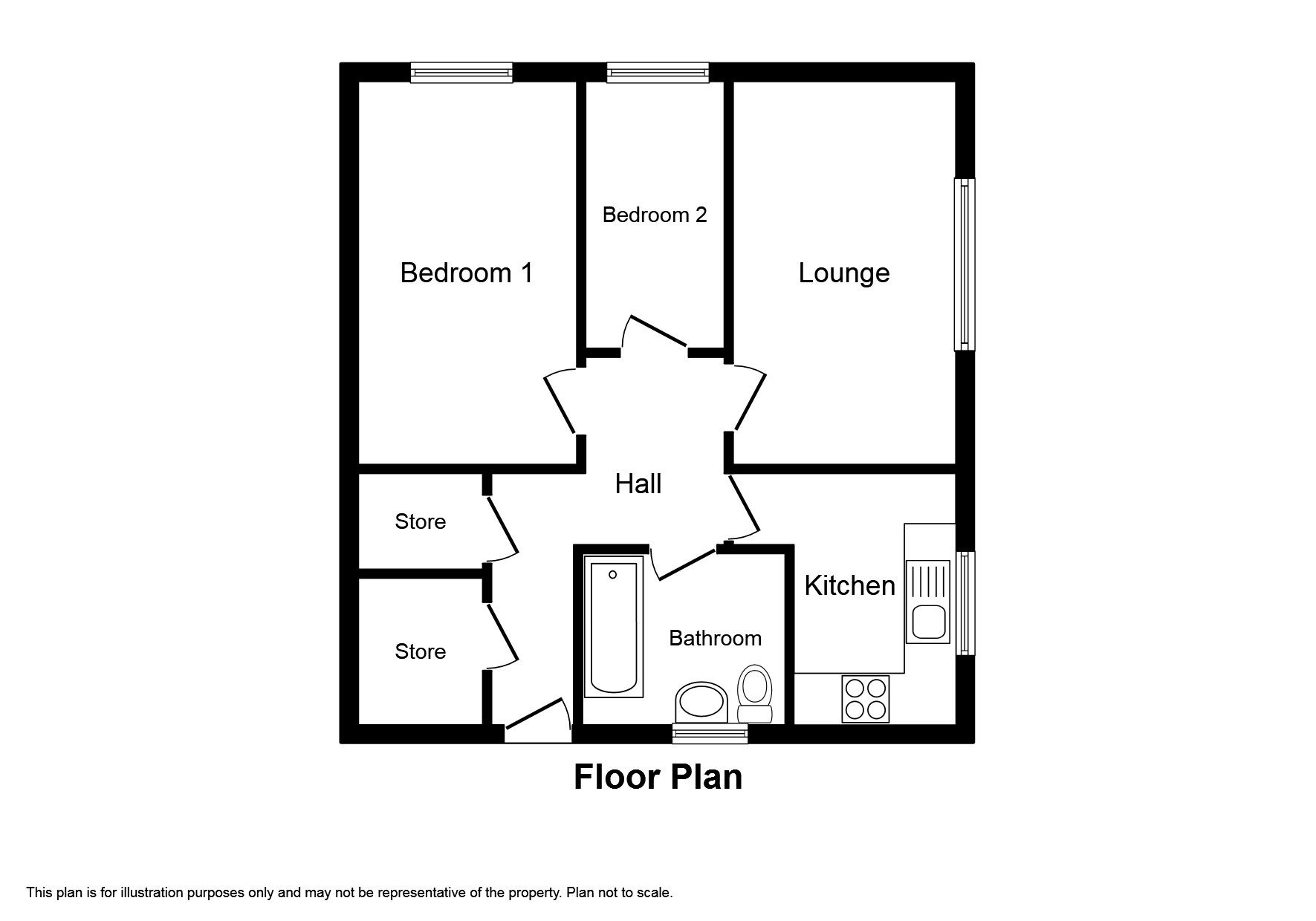 2 bed flat for sale in Hillmead, Crawley RH11 Zoopla