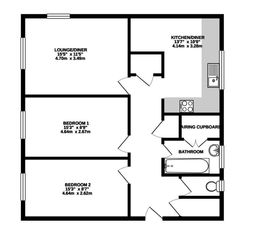 2 bed flat to rent in Hardy Close, North Holmwood, Dorking RH5 Zoopla