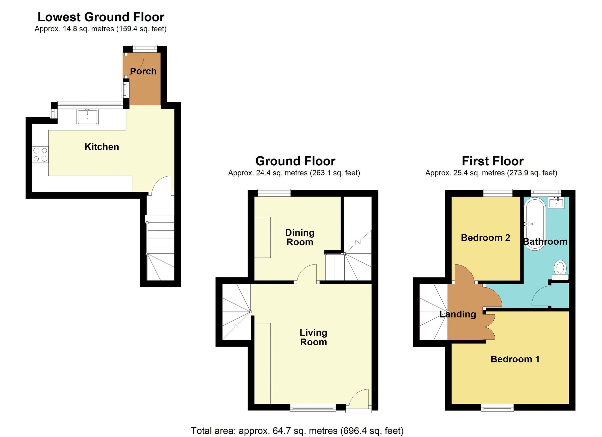 2 bed terraced house for sale in Tregwilym Road, Rogerstone, Newport