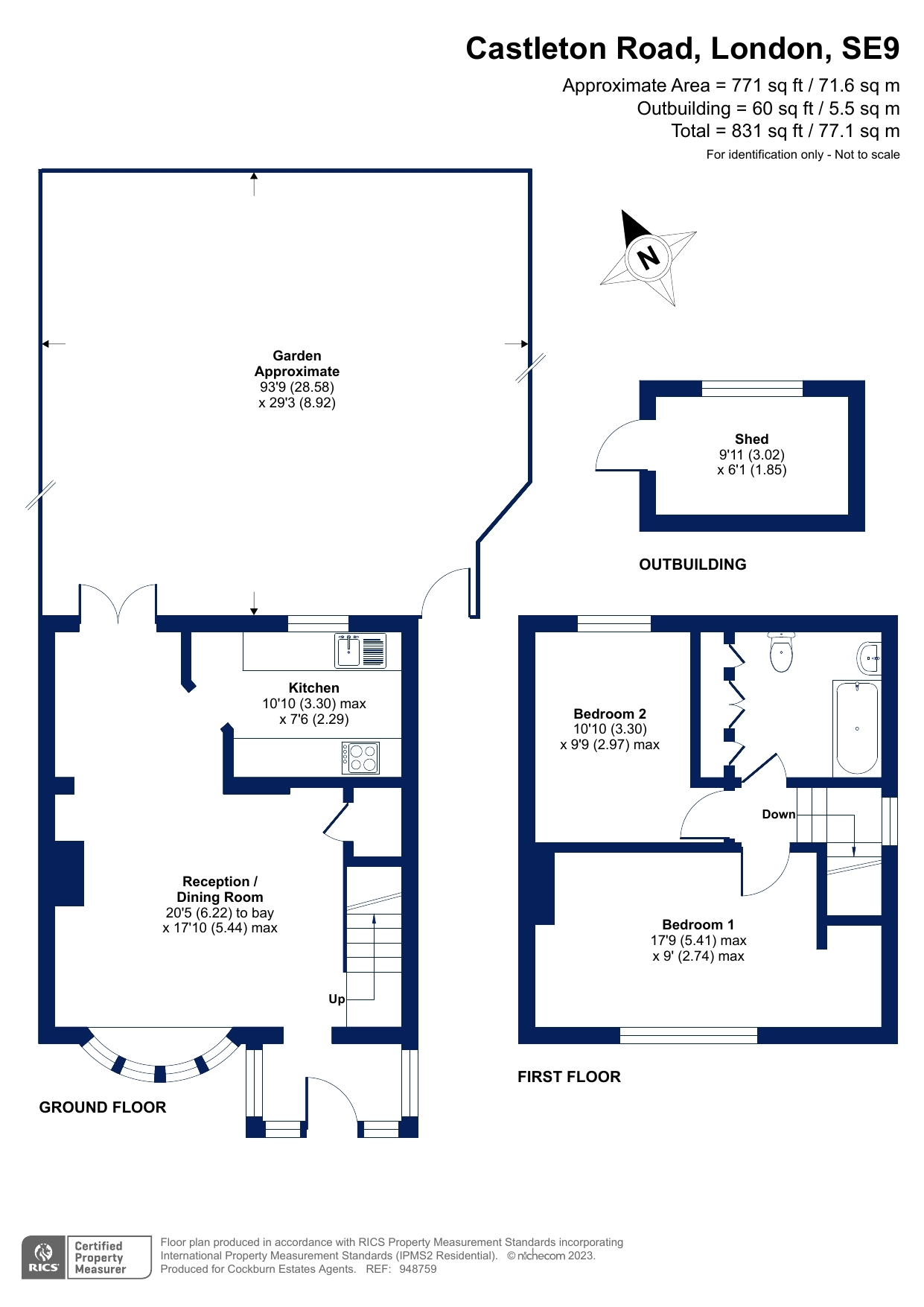2 bed end terrace house for sale in Castleton Road, London SE9 Zoopla