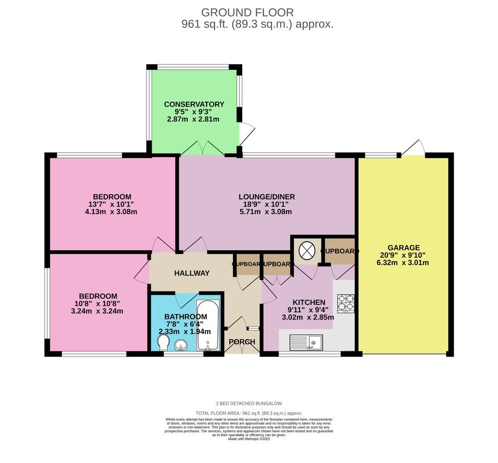 2 bed detached bungalow for sale in St. Johns Way, Densole, Folkestone