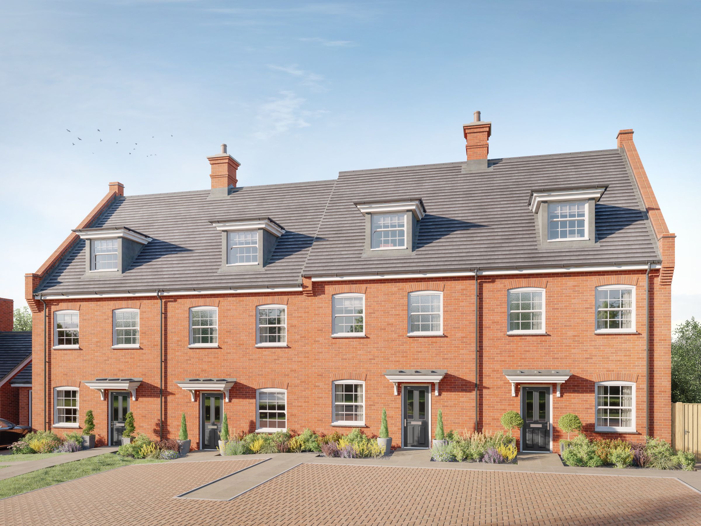 New home, 3 bed end terrace house for sale in The Heron, Broadacres