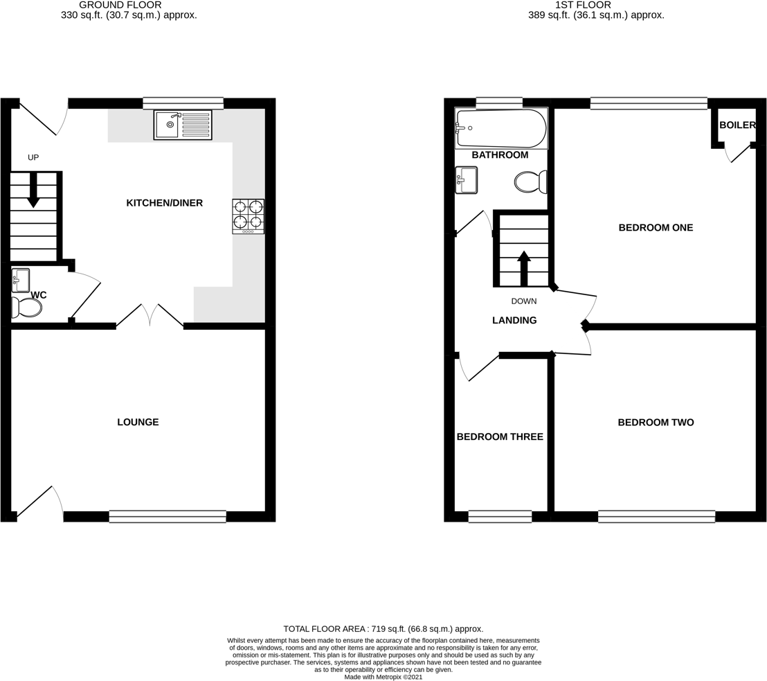 3 bed terraced house to rent in Park Avenue, New Lodge, Barnsley S71
