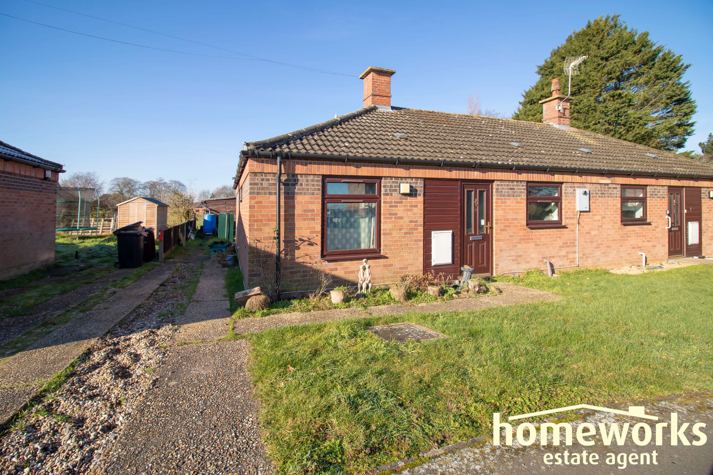 2 bed semidetached bungalow for sale in St. Peters Close, Dereham NR19