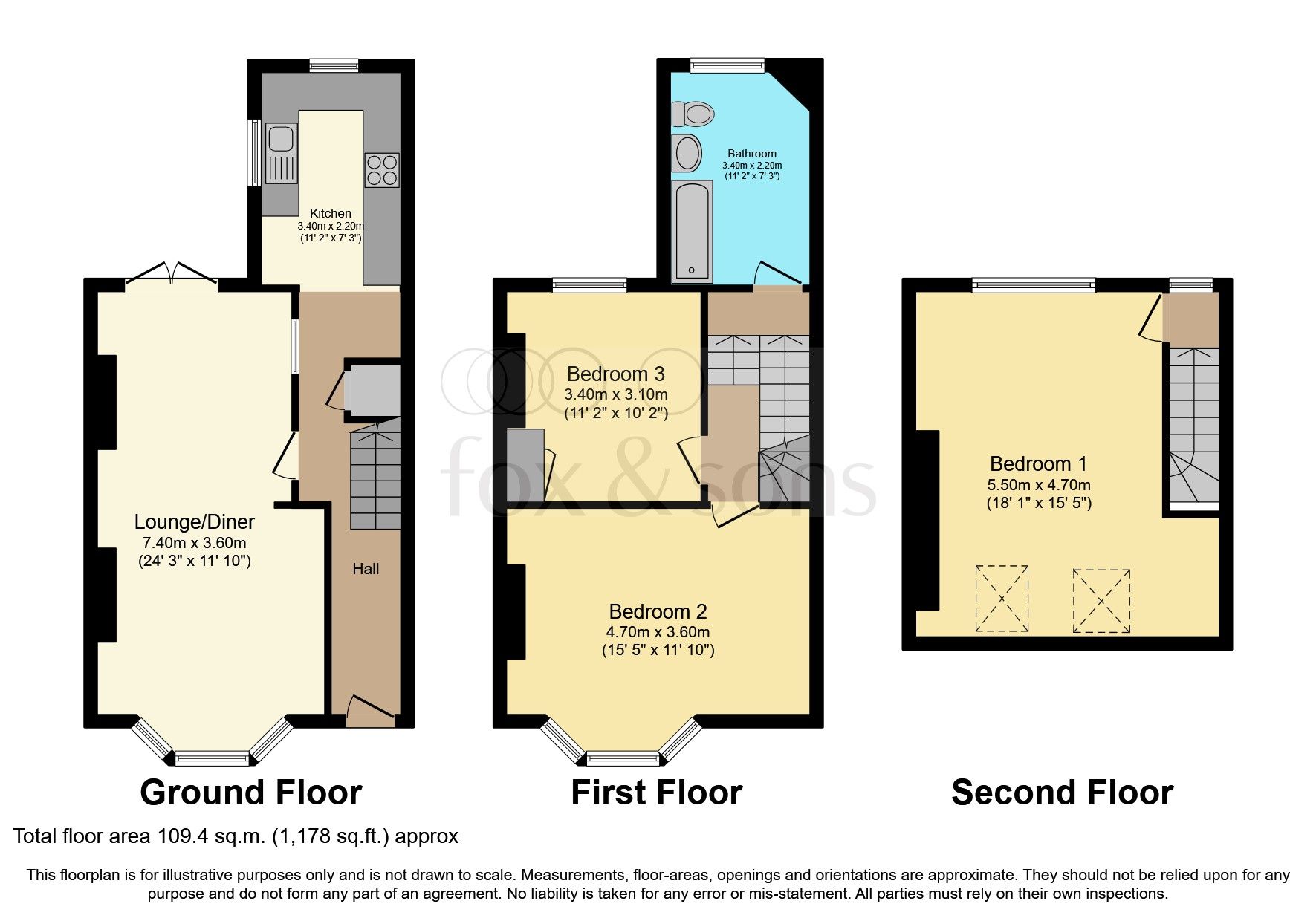 3 bed terraced house for sale in Cobden Road, Brighton BN2 Zoopla