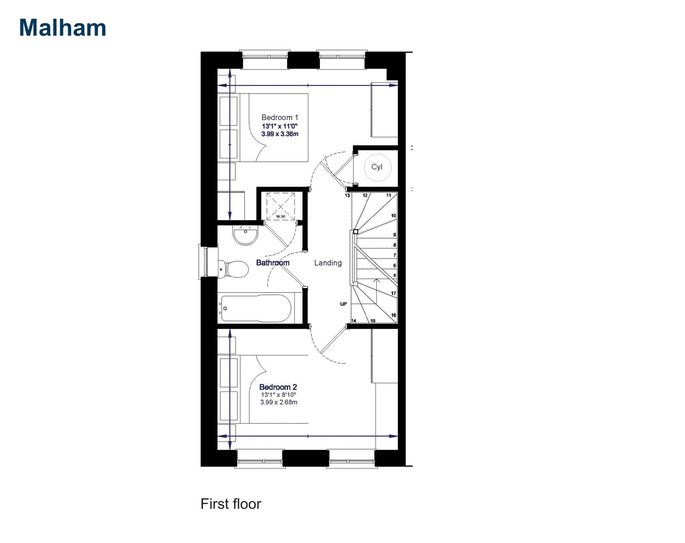 New home, 3 bed semidetached house for sale in Livesey Branch Road