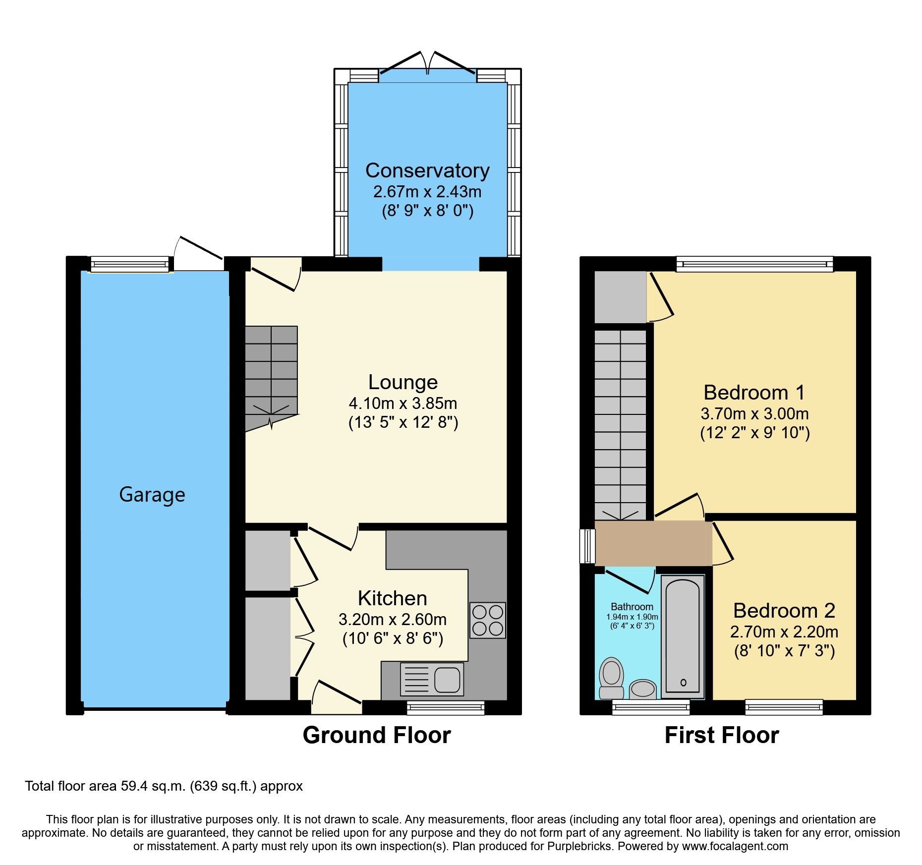 2 bed semidetached house for sale in Grassholme, Tamworth B77 Zoopla