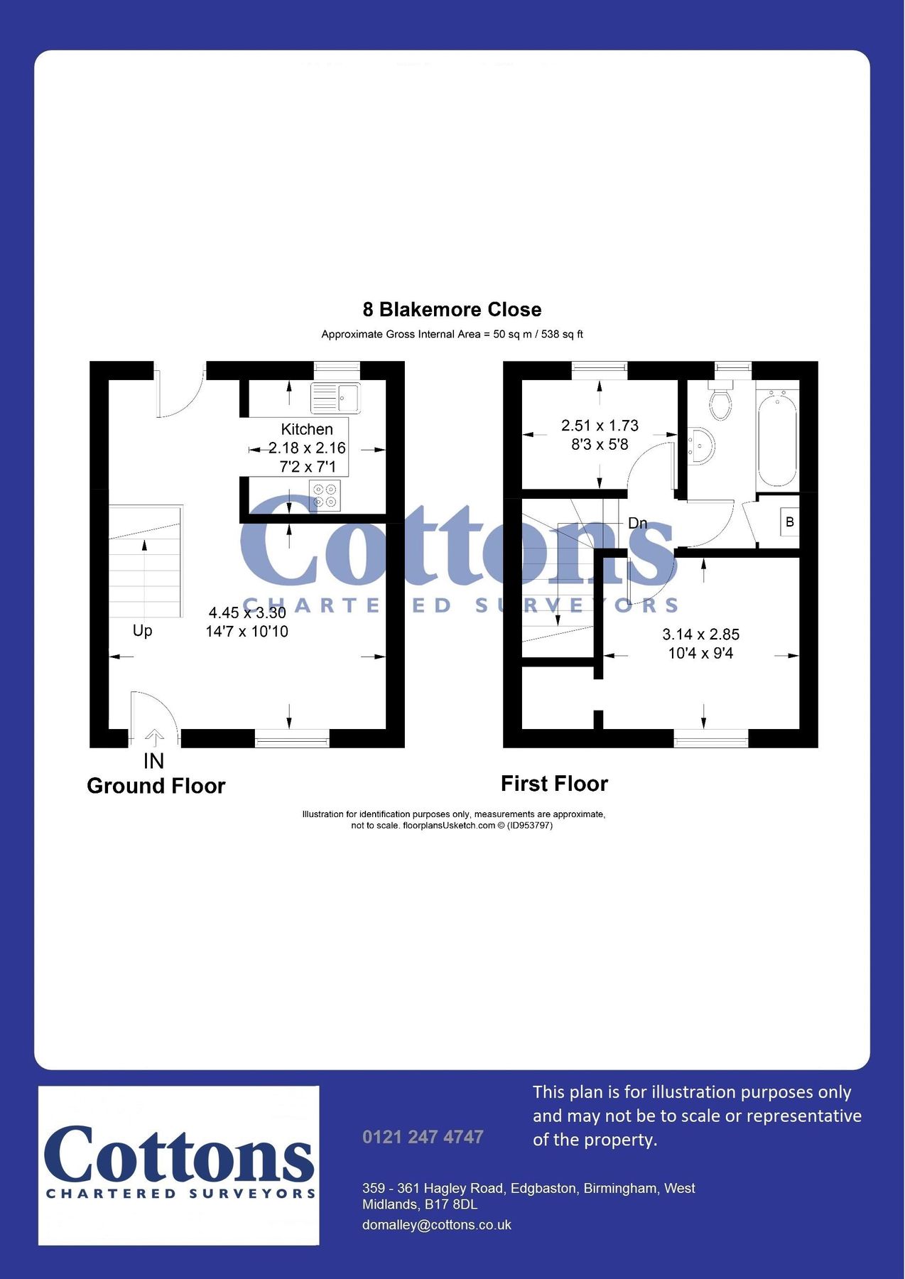 2 bed end terrace house for sale in Blakemore Close, Quinton