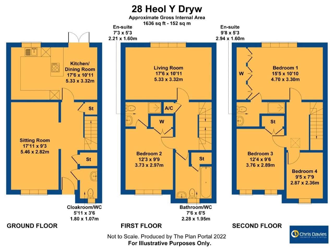 4 bed town house to rent in Heol Y Dryw, Rhoose Point, Vale Of