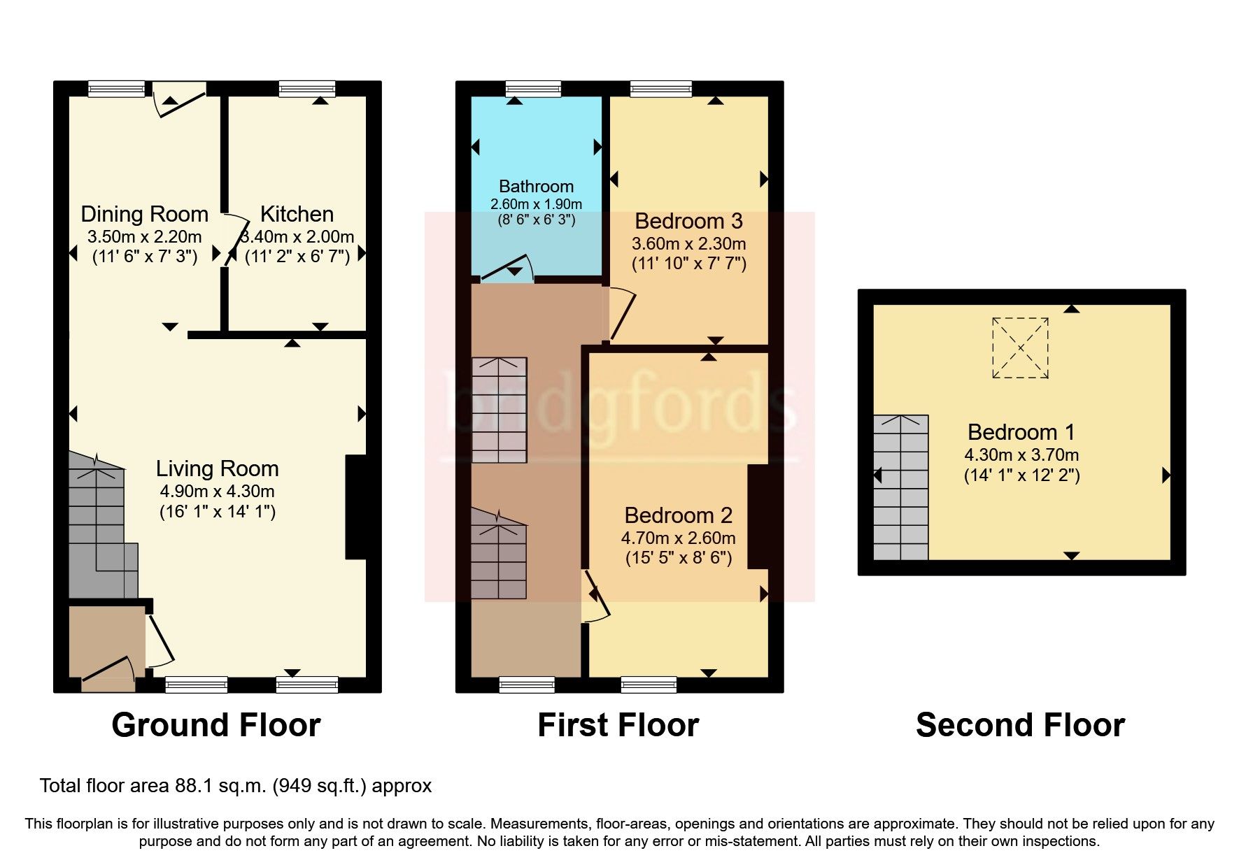3 bed terraced house for sale in Liverpool Road, Great Sankey