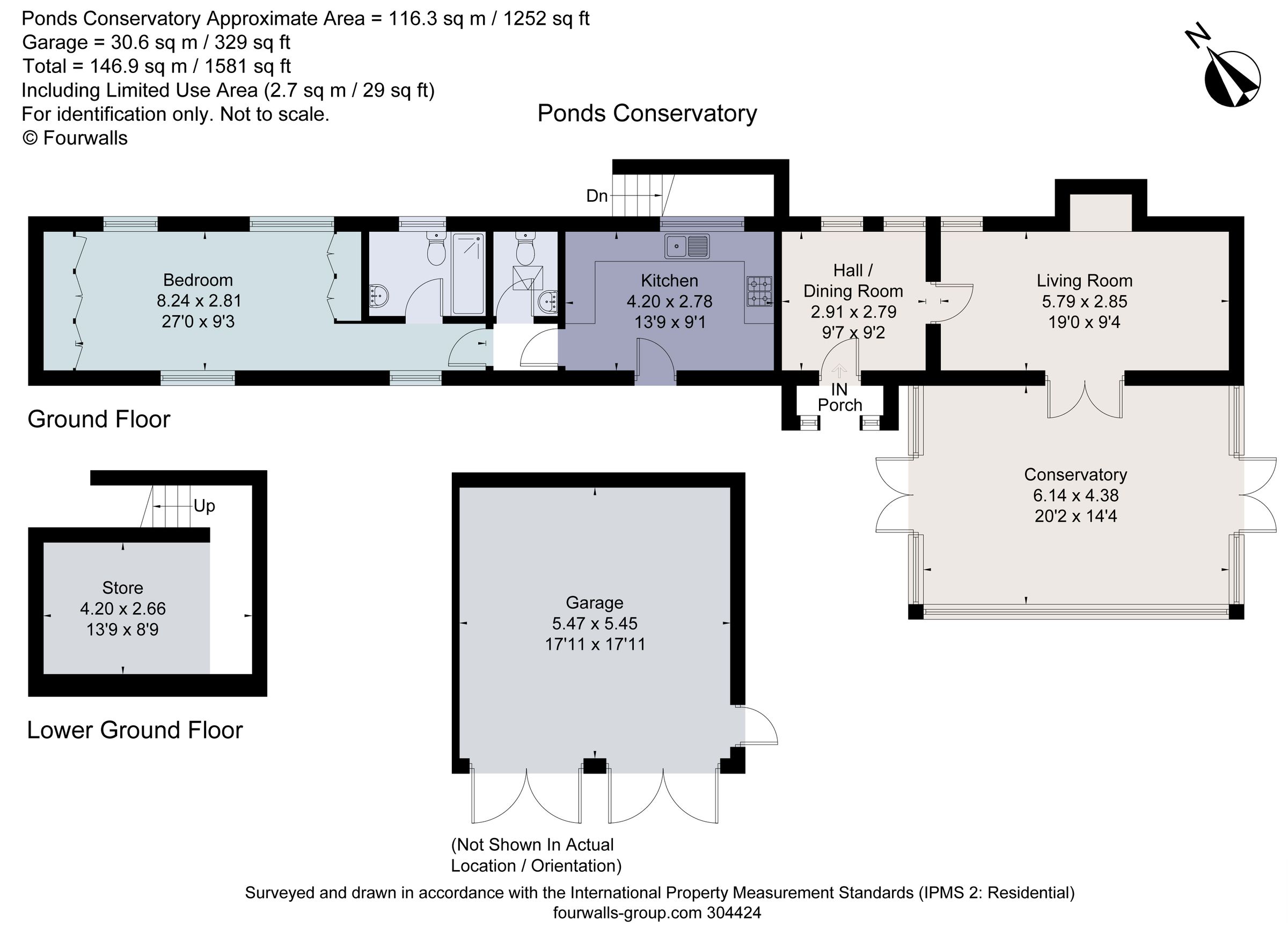 1 bed bungalow for sale in Rawlings Lane, Seer Green, Beaconsfield