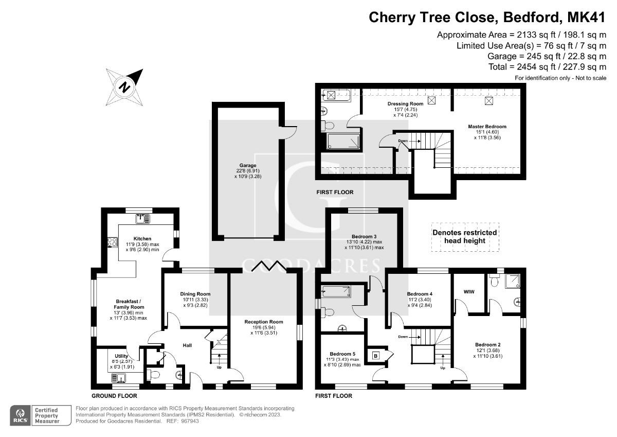 5 bed detached house for sale in Cherry Tree Close, Bedford MK41 Zoopla