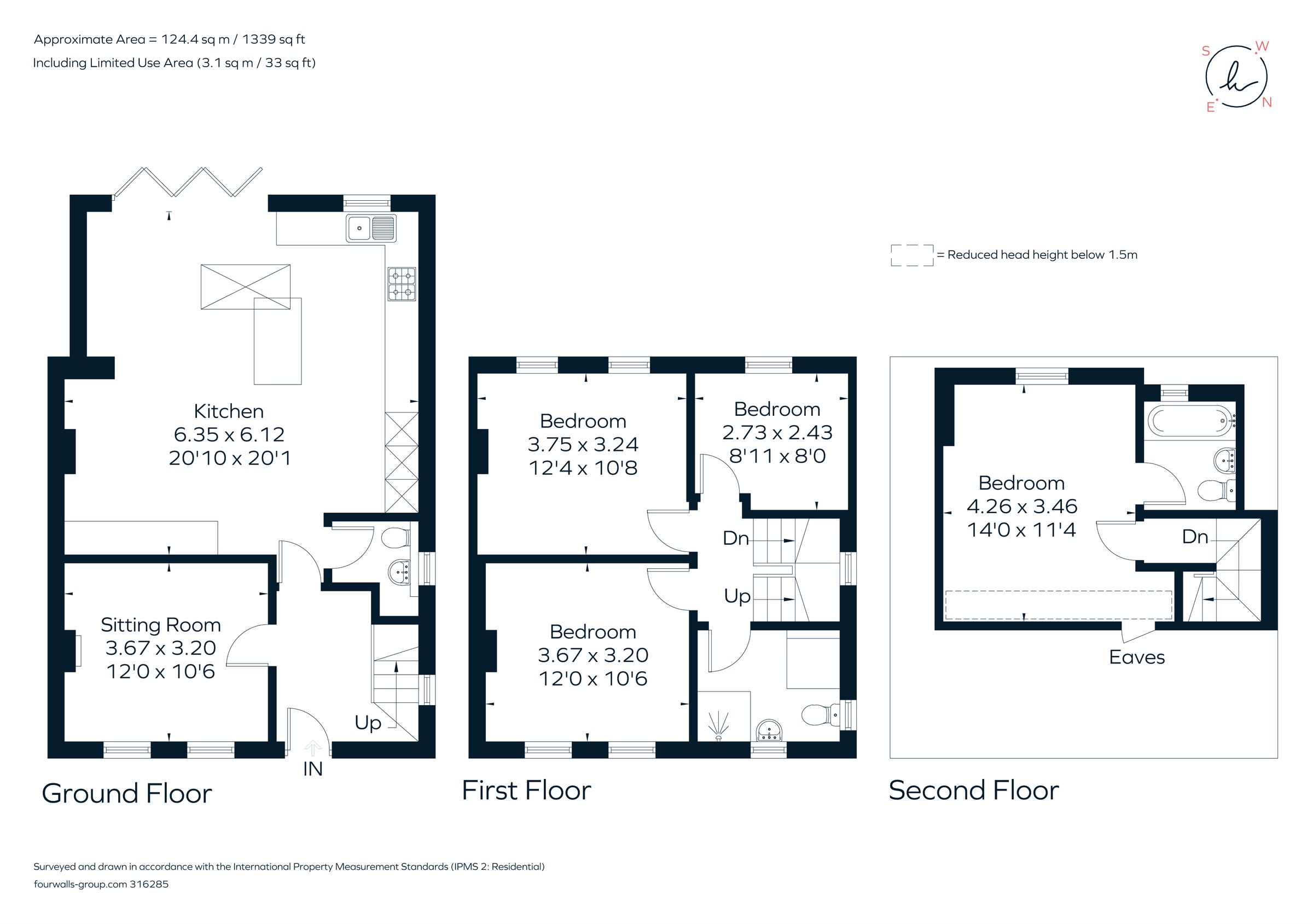 4 bed semidetached house to rent in Hillfield Road, Dunton Green