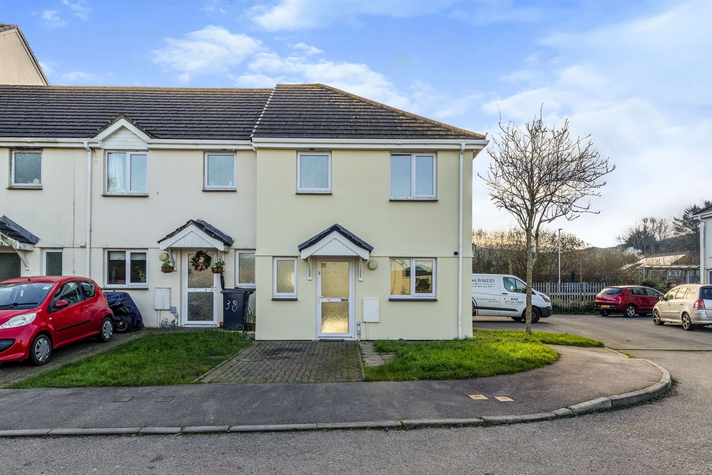 3 bed end terrace house for sale in Springfields, Bugle, St. Austell
