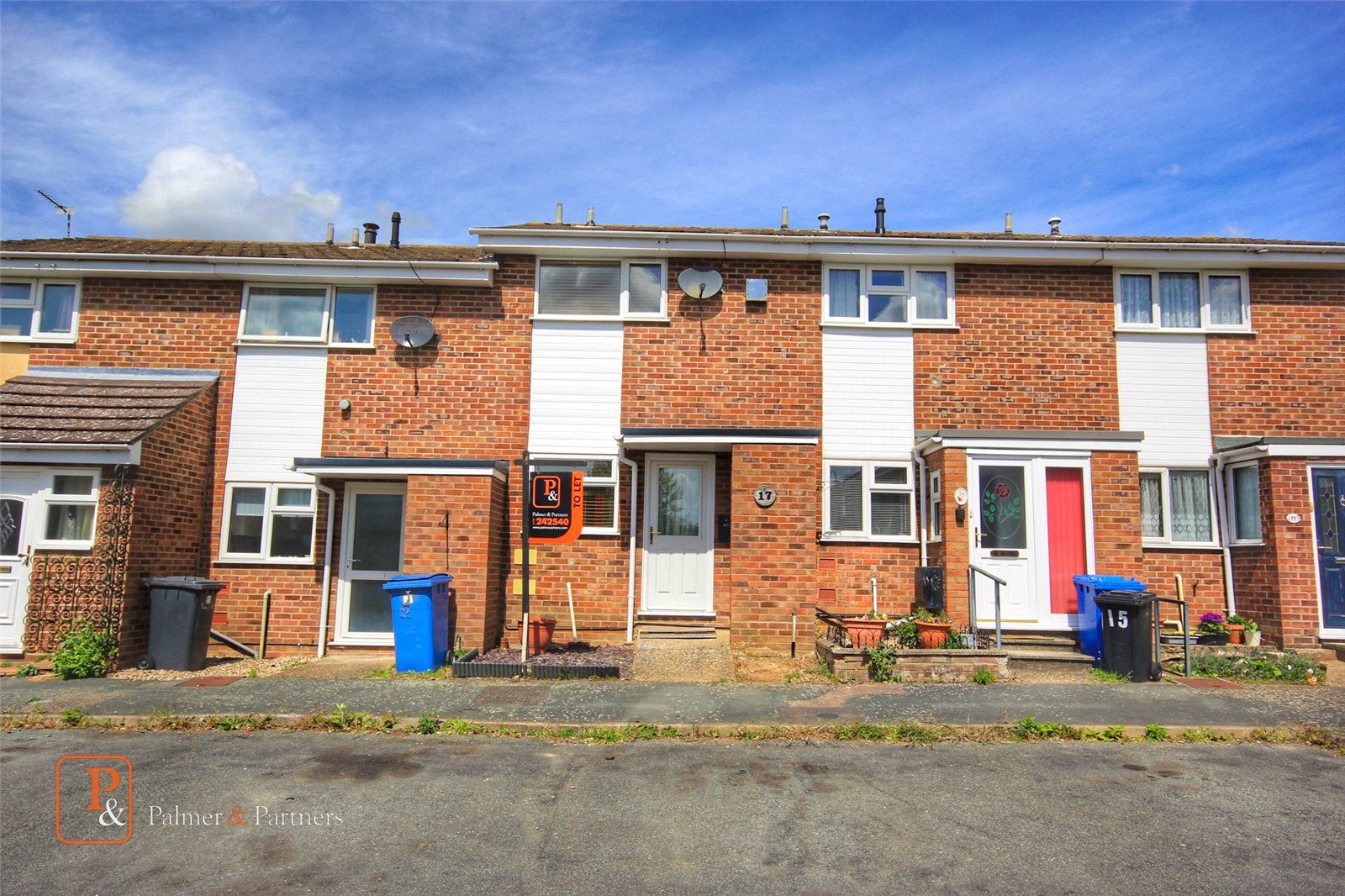 2 bed terraced house to rent in Kempson Drive, Great Cornard, Suffolk