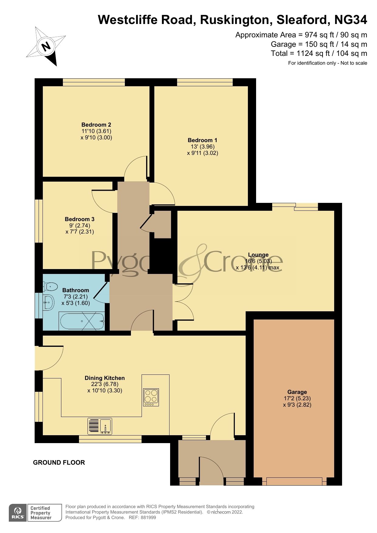 3 bed bungalow for sale in Westcliffe Road, Ruskington NG34 Zoopla