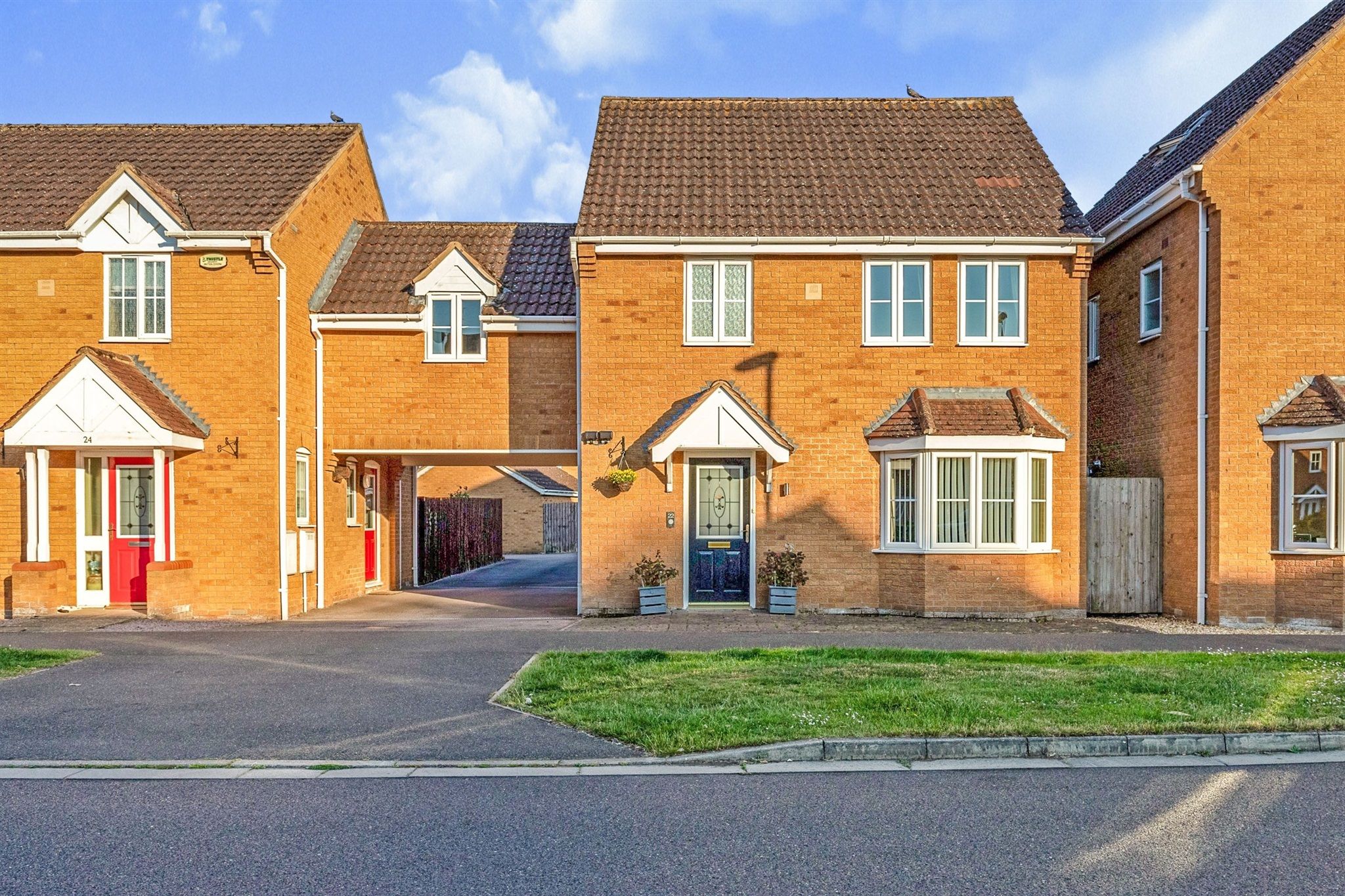 4 bed linkdetached house for sale in Normanton Road, Crowland