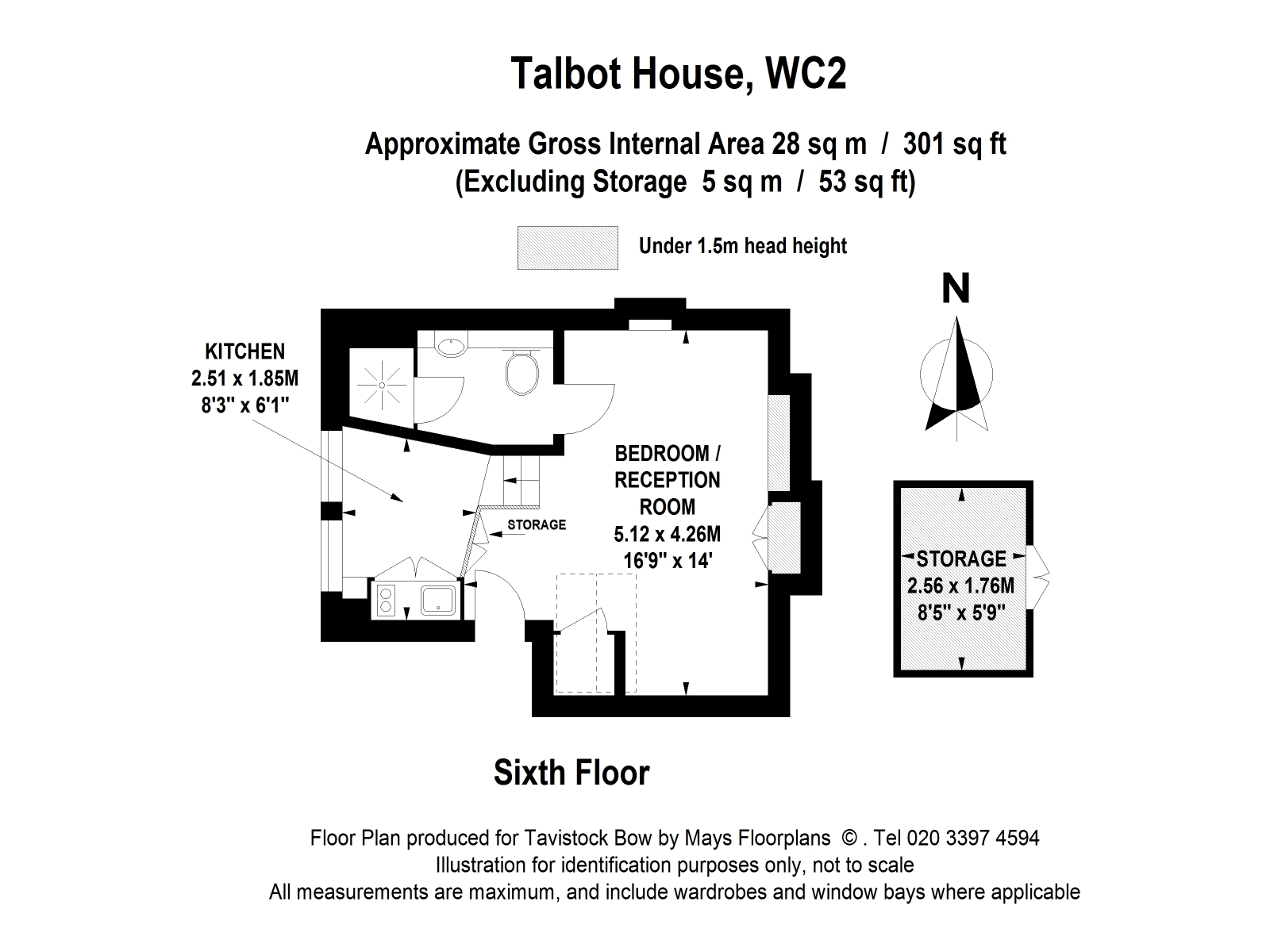 Studio to rent in Talbot House, St Martins Lane, Covent Garden WC2N