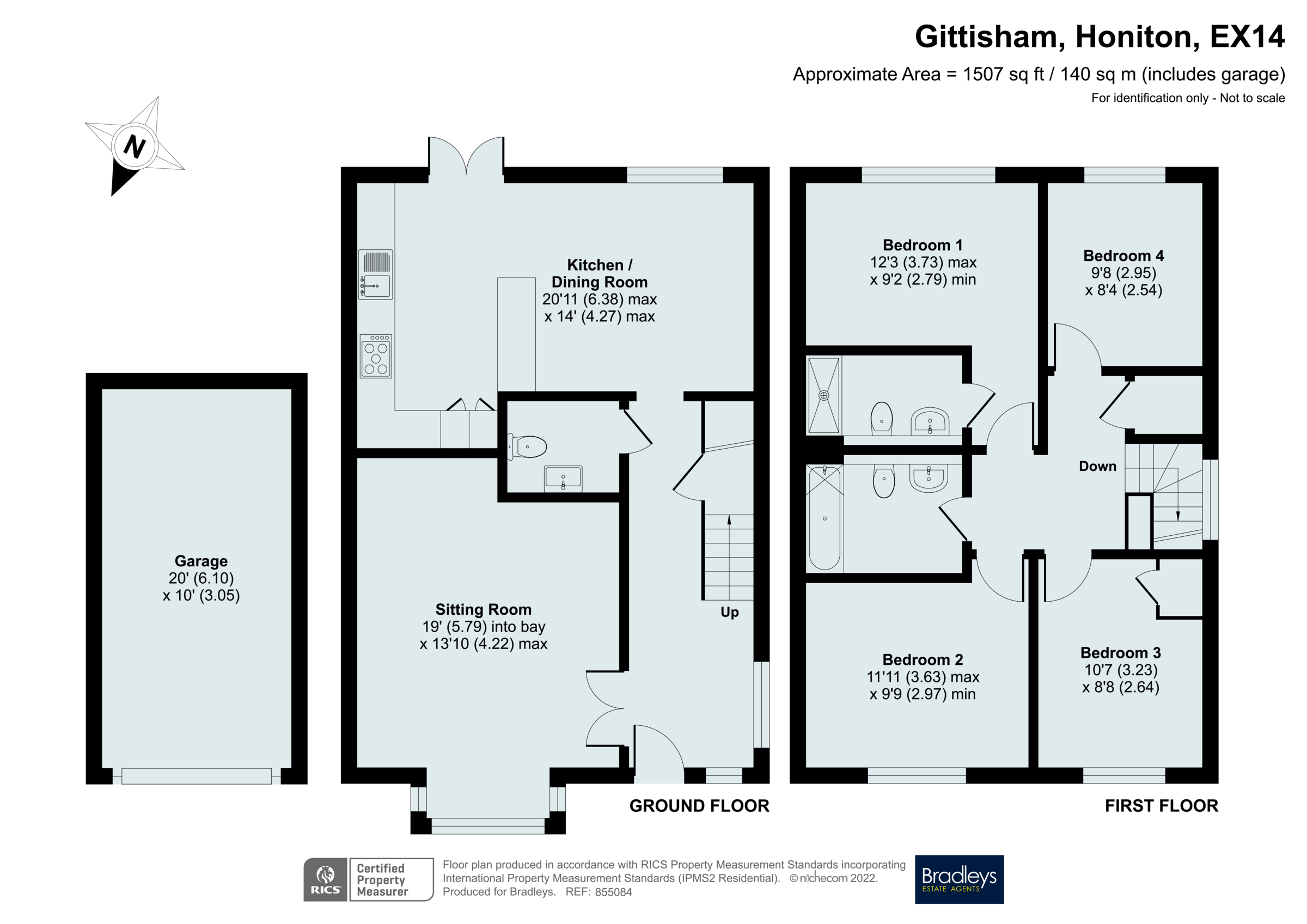 4 bed detached house for sale in Meadow Acre Road, Gittisham, Honiton