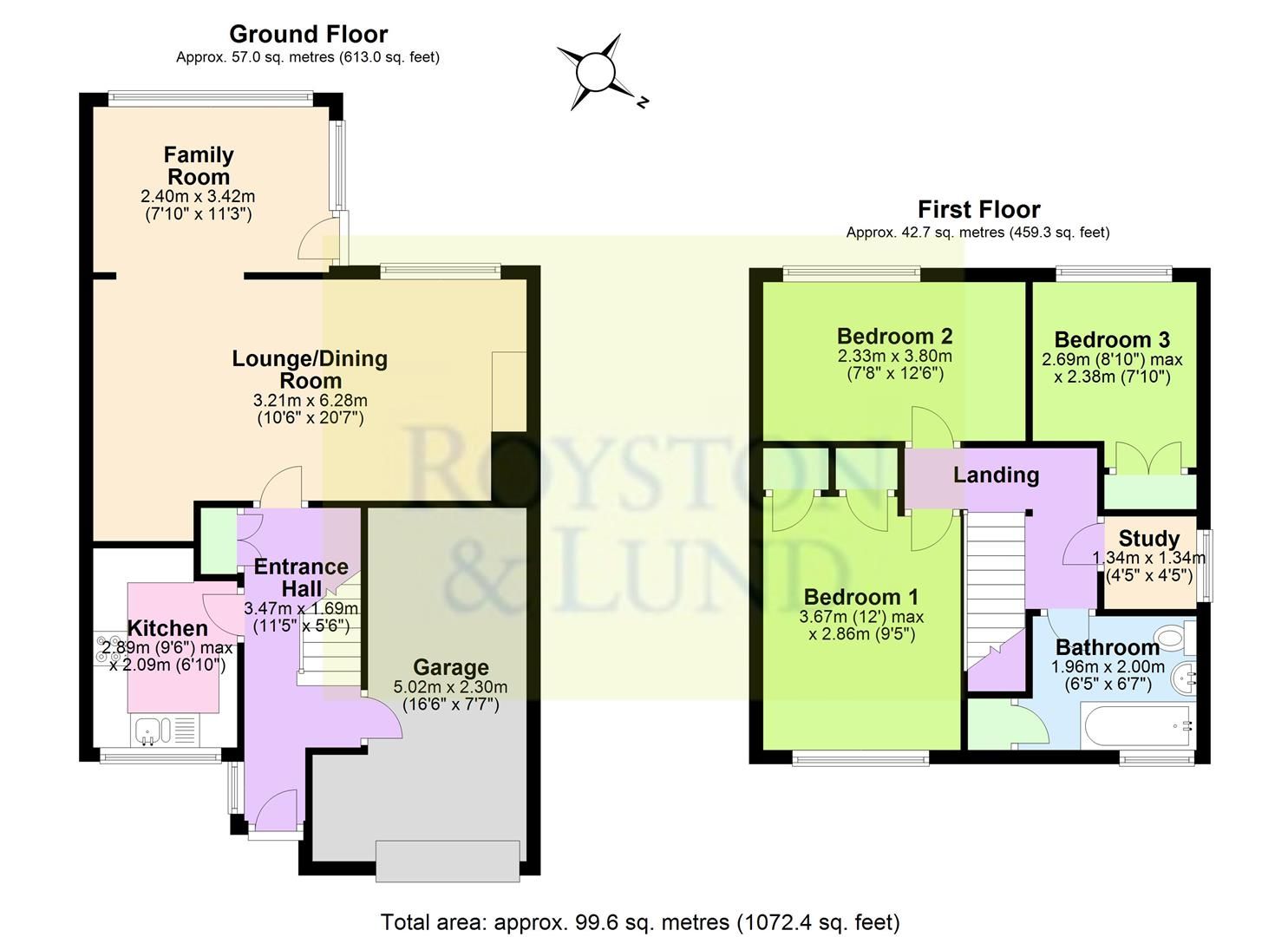 3 bed semidetached house for sale in Grange Close, AshbyDeLaZouch