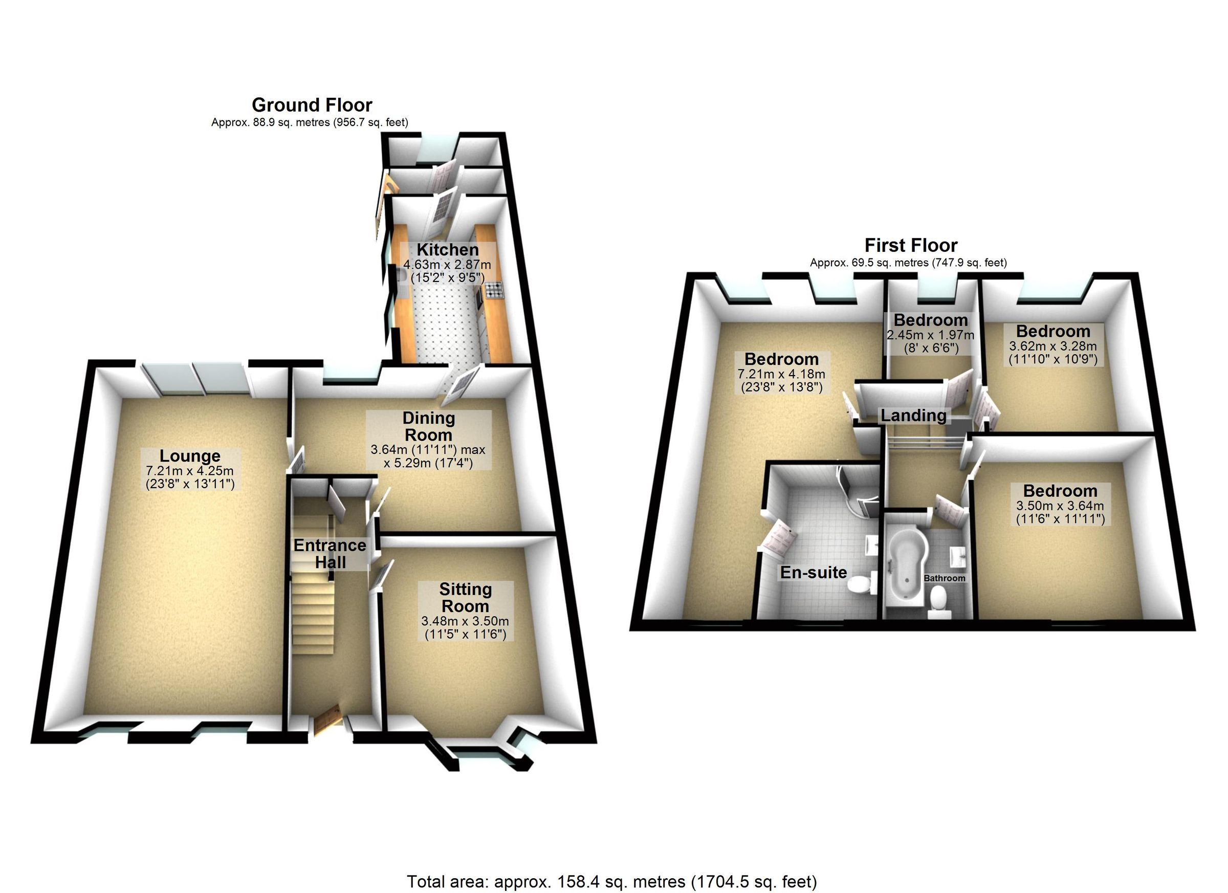 4 bed semidetached house for sale in Grimsey Road, Leiston, Suffolk