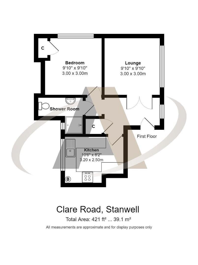 1 bed flat to rent in Clare Road, Stanwell, Staines TW19 Zoopla