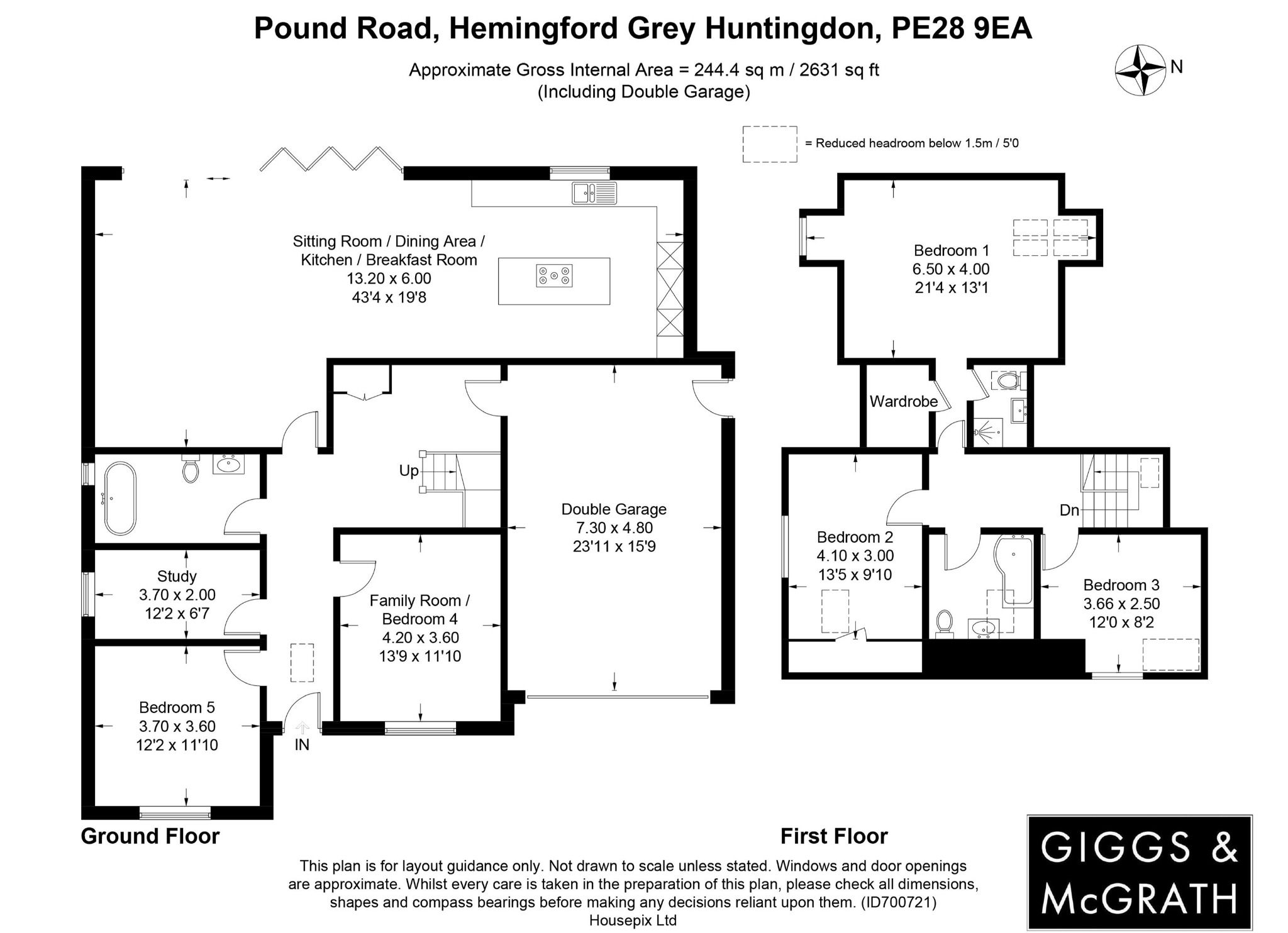4 bed detached house for sale in Pound Road, Hemingford Grey