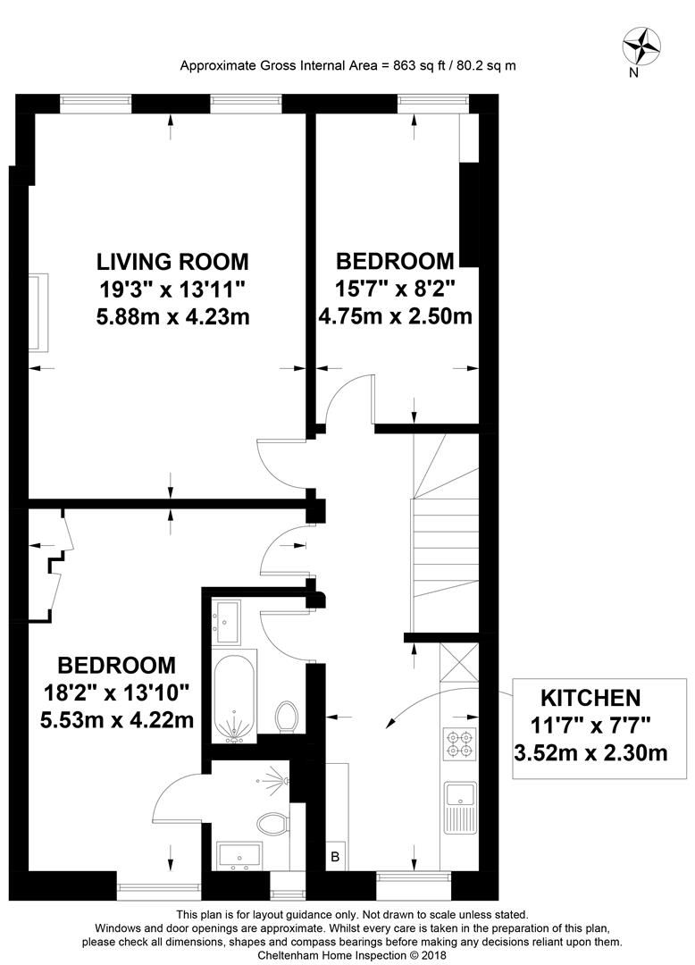 2 bed flat for sale in Lansdown Place, Cheltenham GL50 Zoopla