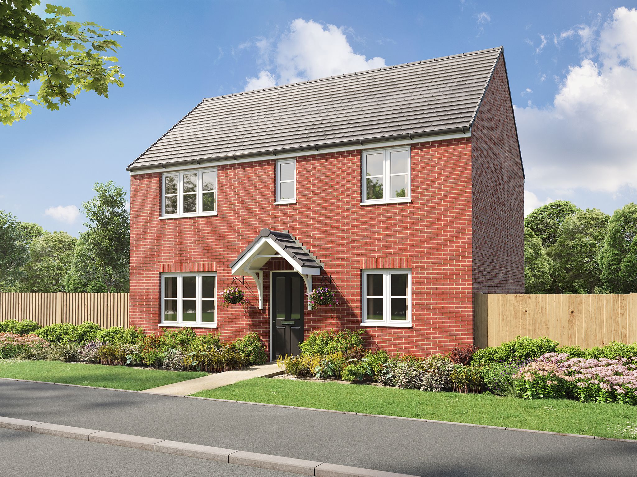 New home, 3 bed detached house for sale in "The Charnwood" at Beaumont